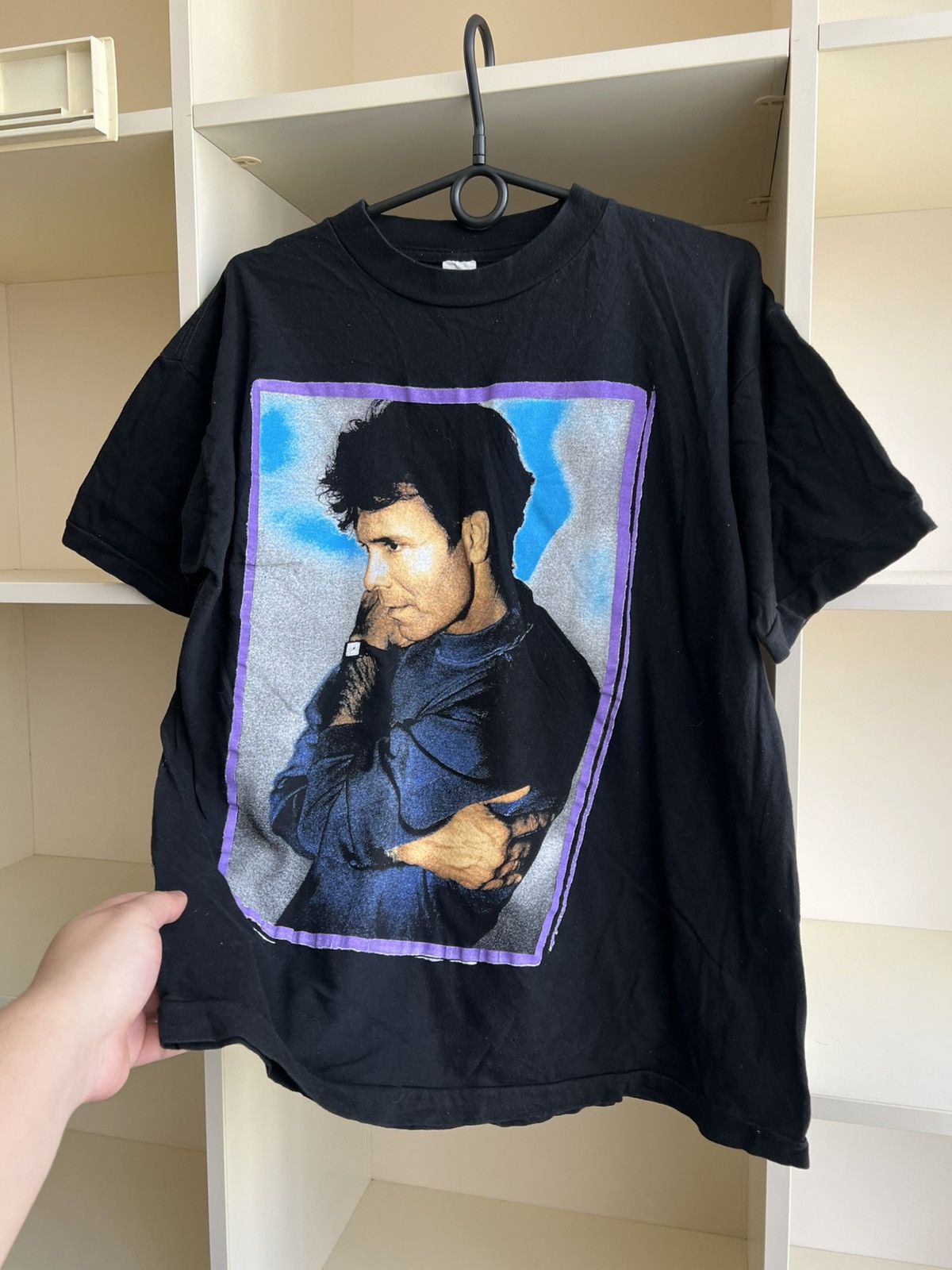 Band Tees Vintage 1991 Cliff Richard Tee Band T-Shirt Single Stitch Size US L / EU 52-54 / 3 - 9 Thumbnail