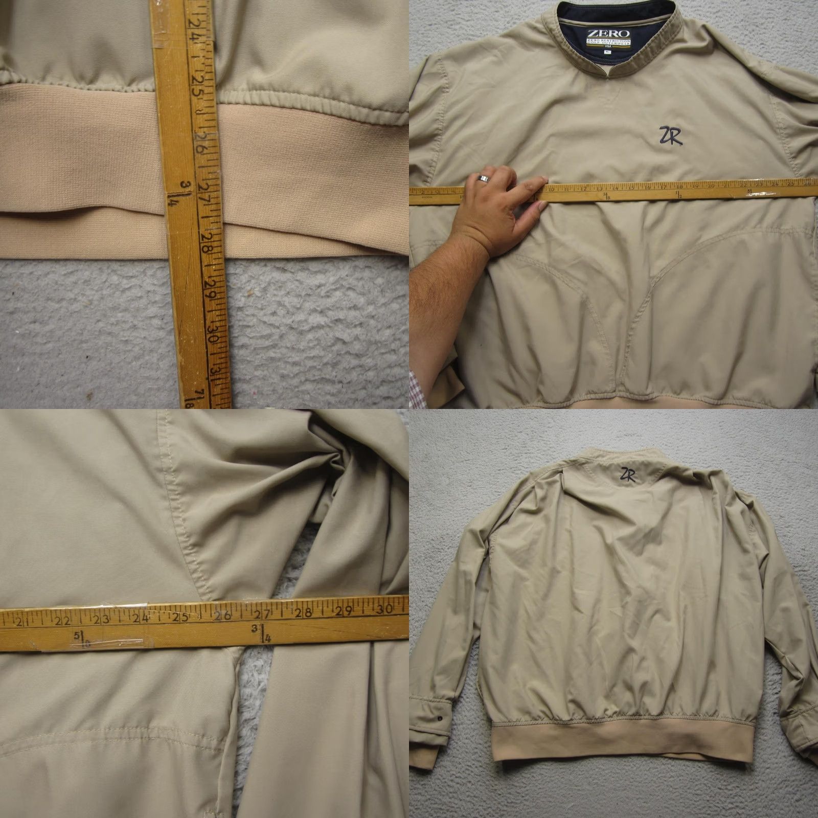 Vintage VINTAGE Zero Restriction Jacket Mens XL Golf Windbreaker Lightweight Pullover Size US XL / EU 56 / 4 - 8 Thumbnail