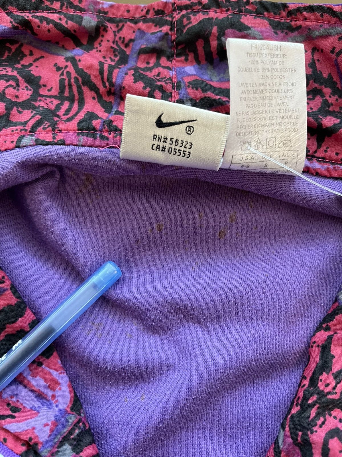 Nike × Vintage Vintage 90s Nike windbreaker jacket Size S / US 4 / IT 40 - 4 Thumbnail