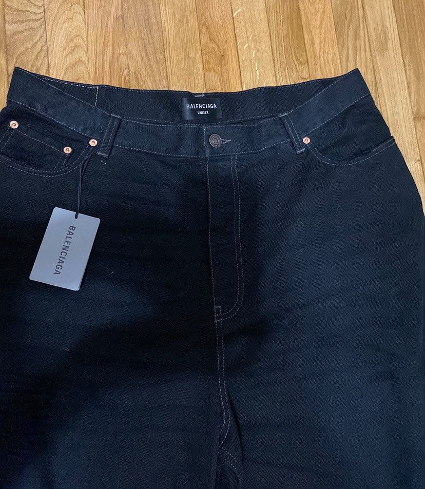 Balenciaga Balenciaga black large baggy jean Size US 41 - 2 Thumbnail