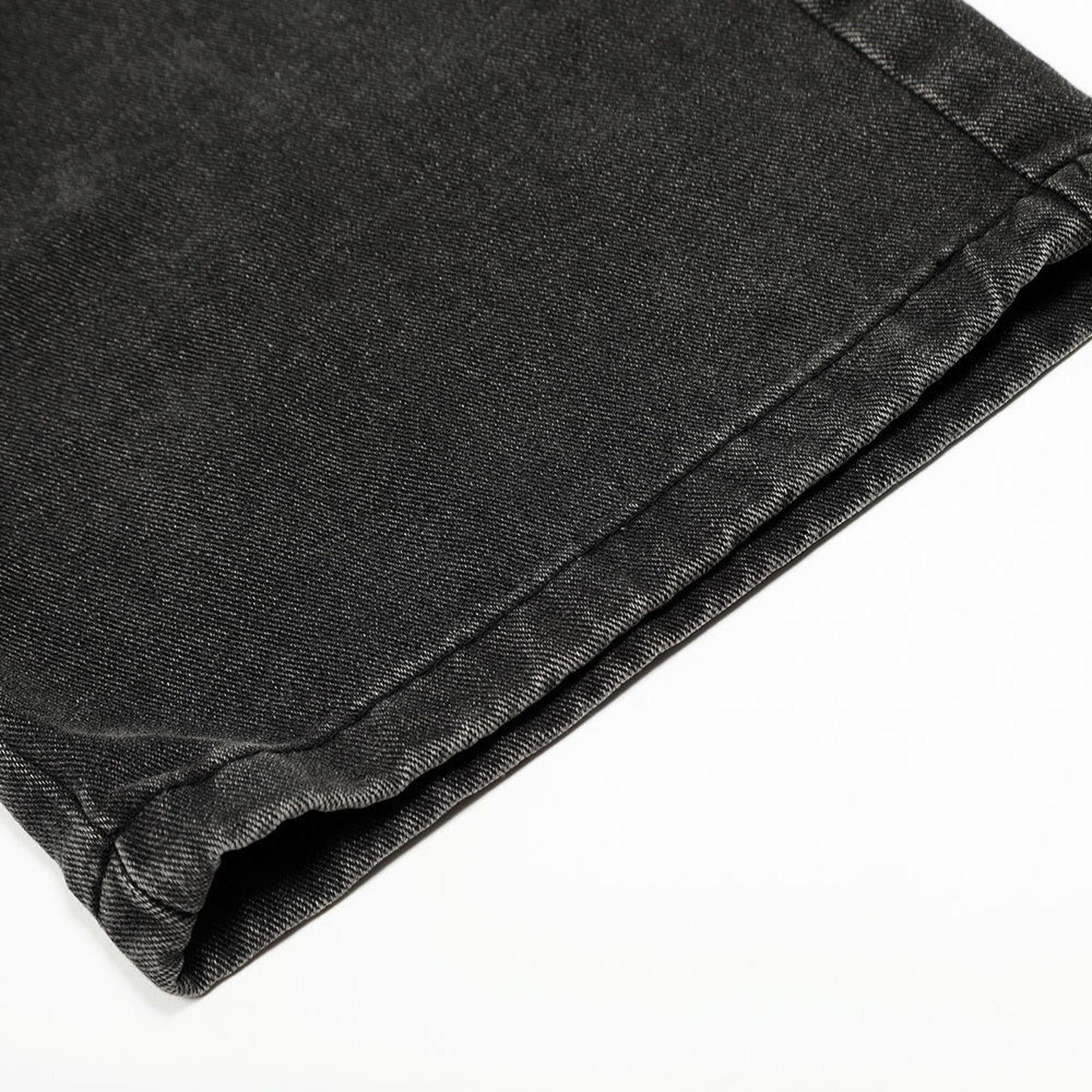 Other Black Multi Pocket Wide Leg Cargo Jeans Size US 30 / EU 46 - 4 Thumbnail
