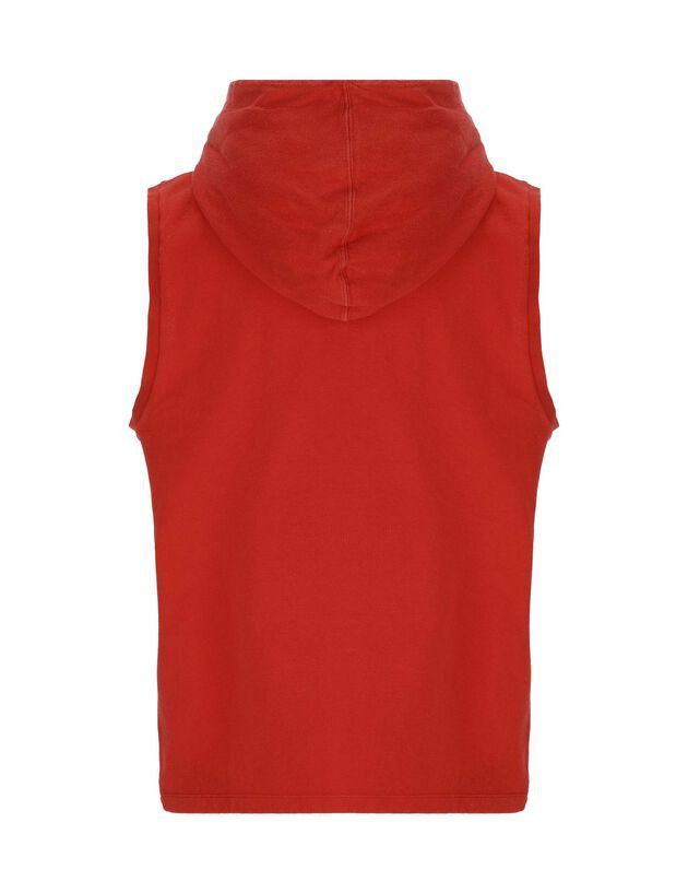 Saint Laurent Paris o1bcso1str0924 Sleeveless Hodie in Red Size US XL / EU 56 / 4 - 2 Thumbnail