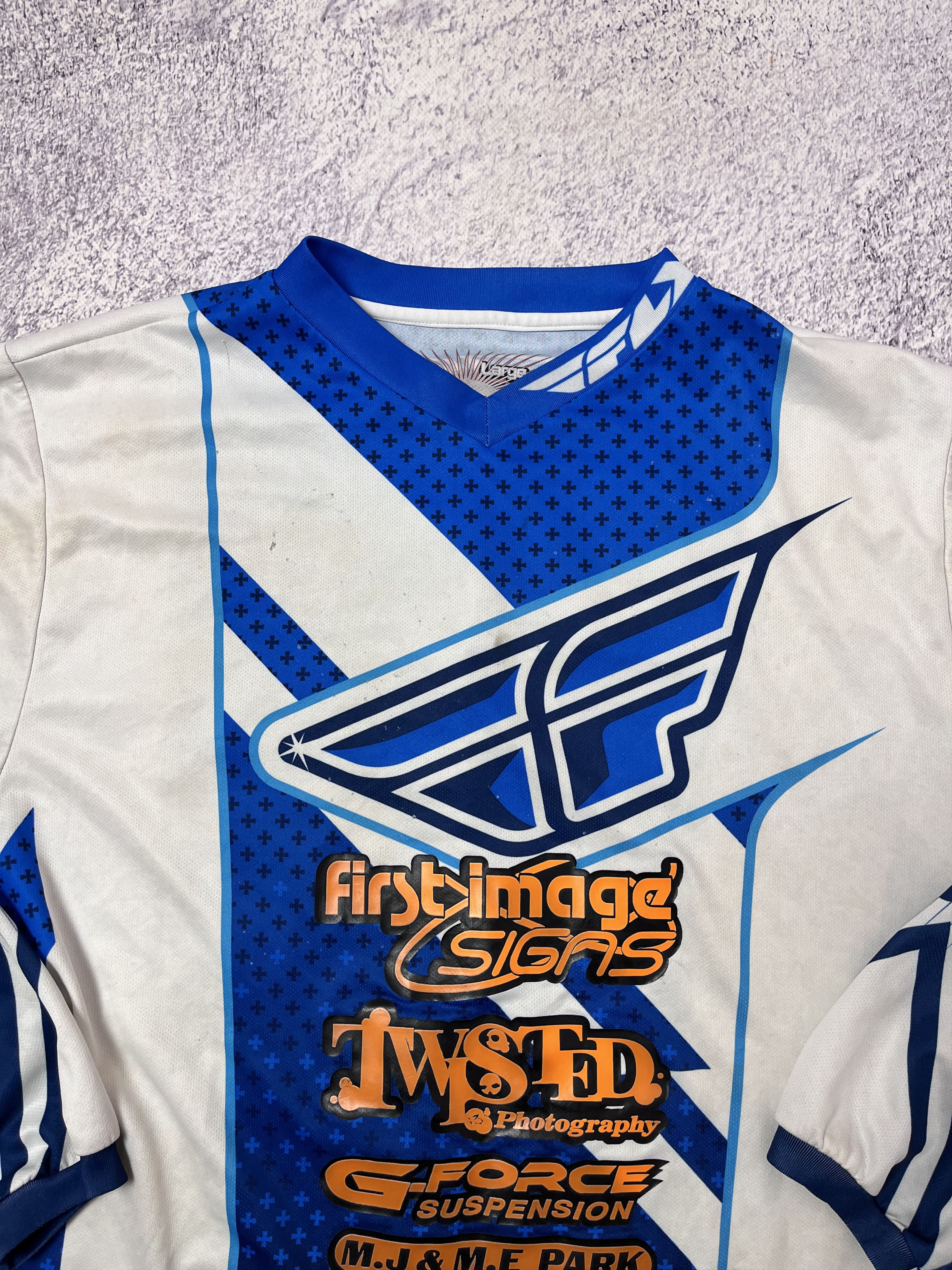 Other Racer motorcycle racing Moto T-shirt jersey size L Parky #46 Size US L / EU 52-54 / 3 - 5 Thumbnail