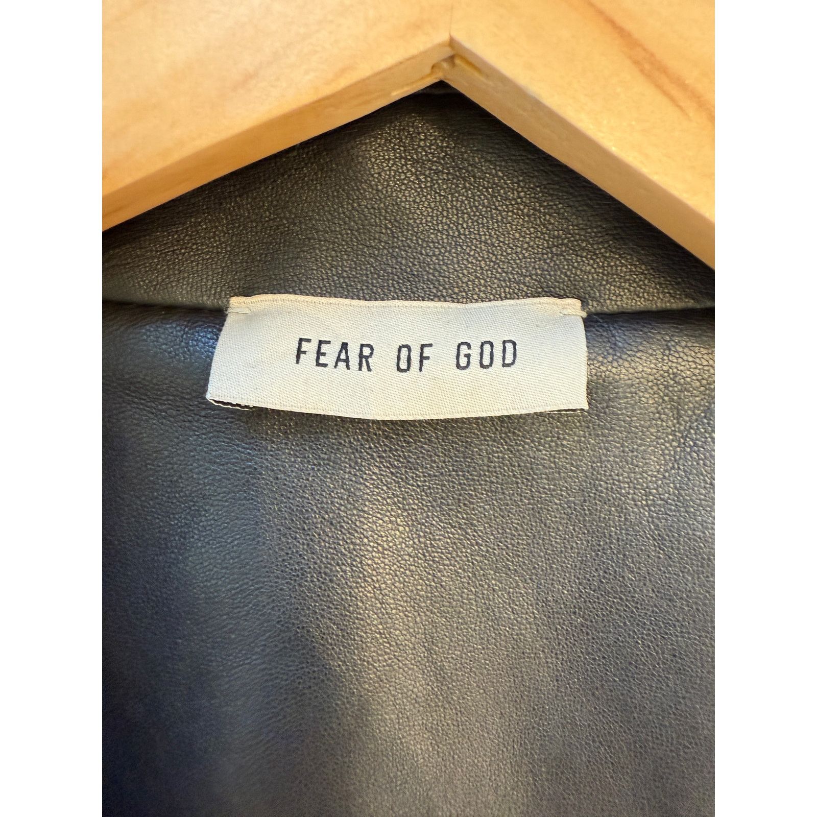 Fear of God Fear of God Eternal Black Leather Jacket Size US L / EU 52-54 / 3 - 3 Thumbnail