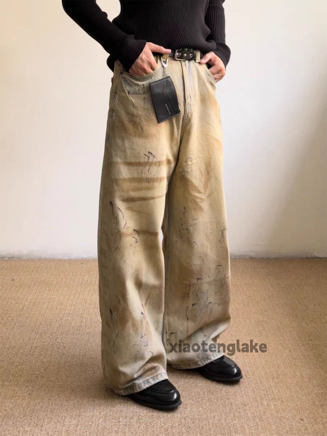 Jean ltx vintage washed faded punk grunge bootcut hiphop jeans Size US 30 / EU 46 - 4 Thumbnail