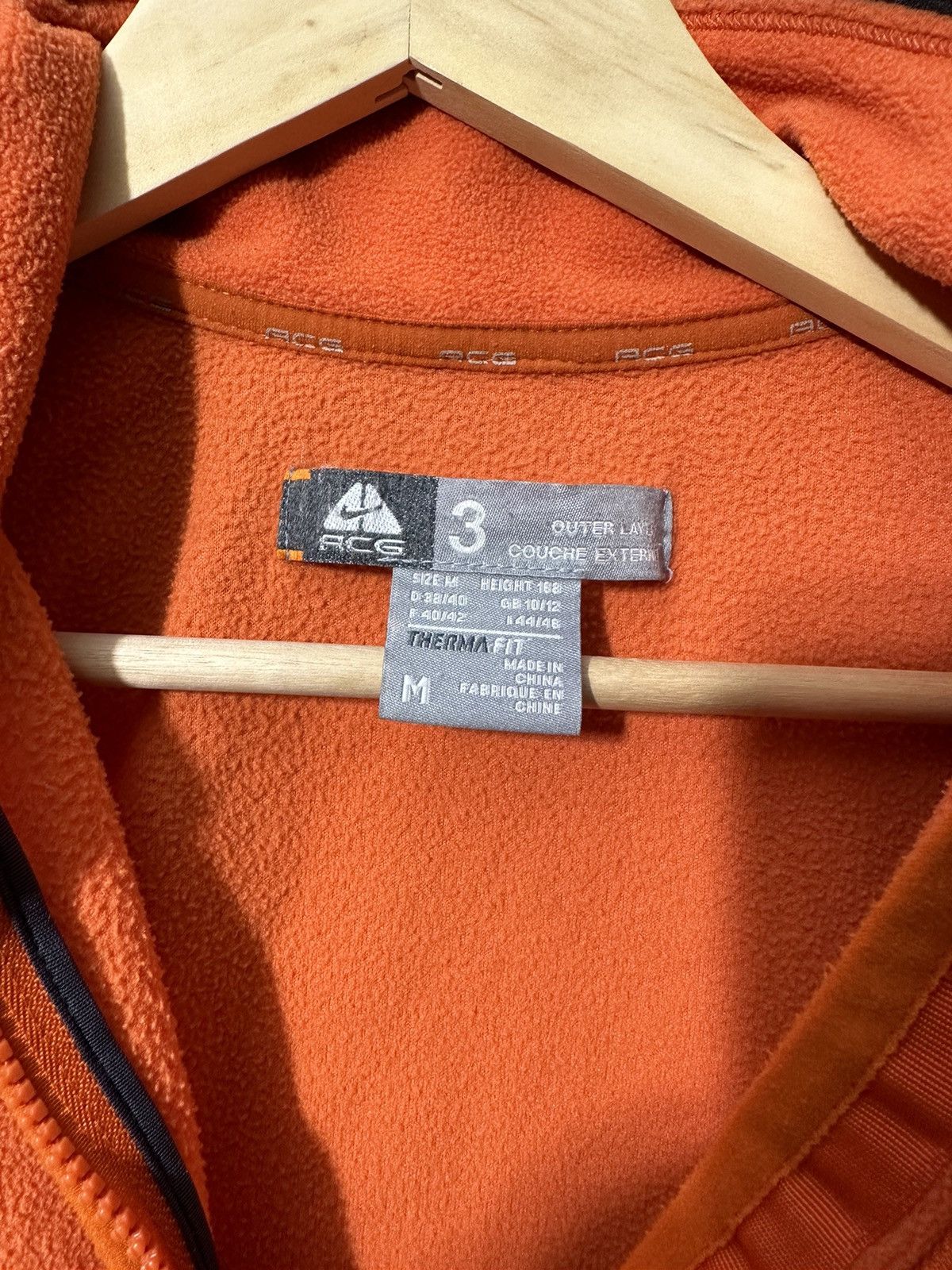Nike × Nike ACG × Vintage 🍊Vintage Nike acg zip fleece jacket sweatshirt y2k uk drill Size M / US 6-8 / IT 42-44 - 6 Thumbnail