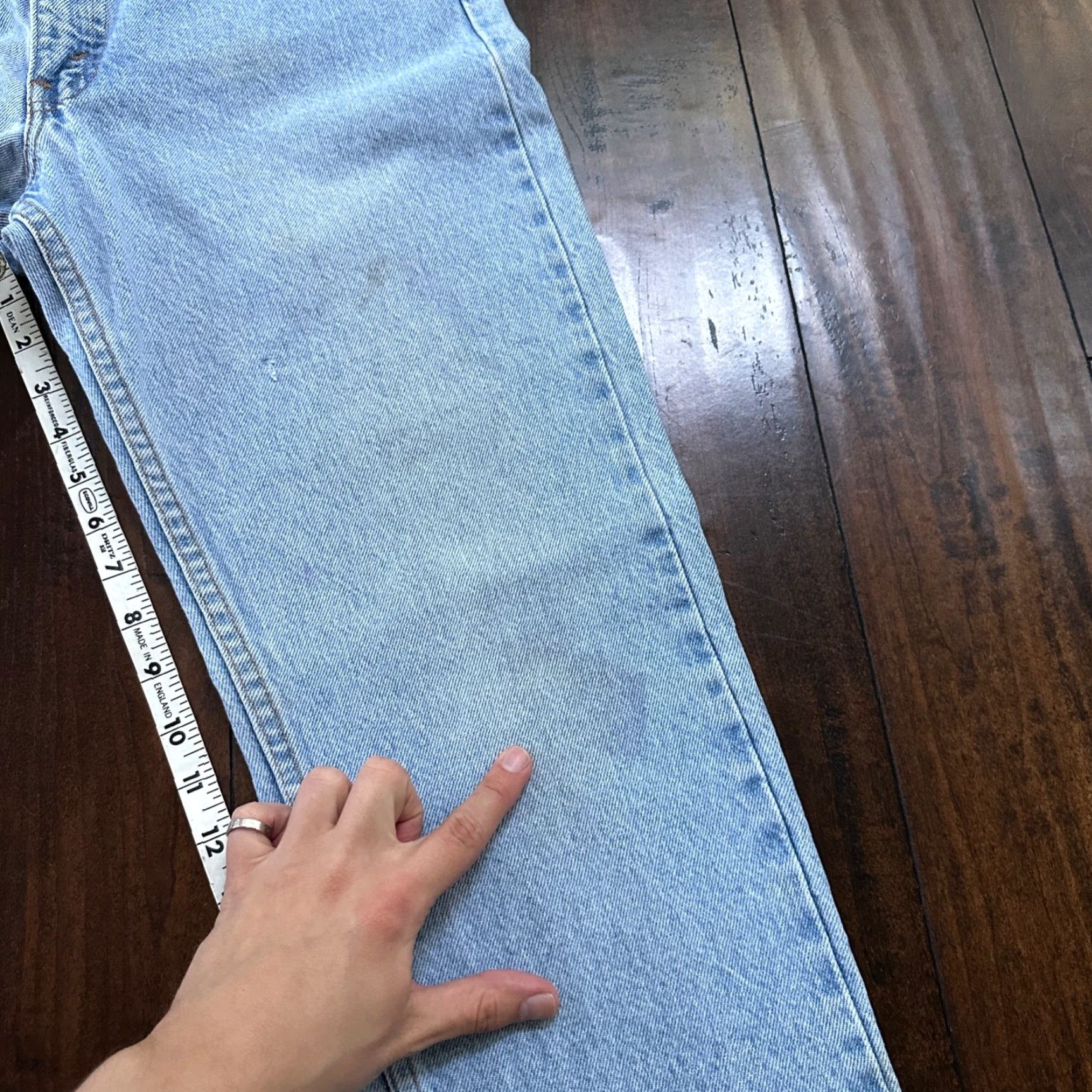 Levi's VINTAGE Levi's 505 Jeans Jeans Men 34x32 Blue 80s 90s USA Orange Tab Straight Denim USA Men Size US 34 / EU 50 - 5 Thumbnail