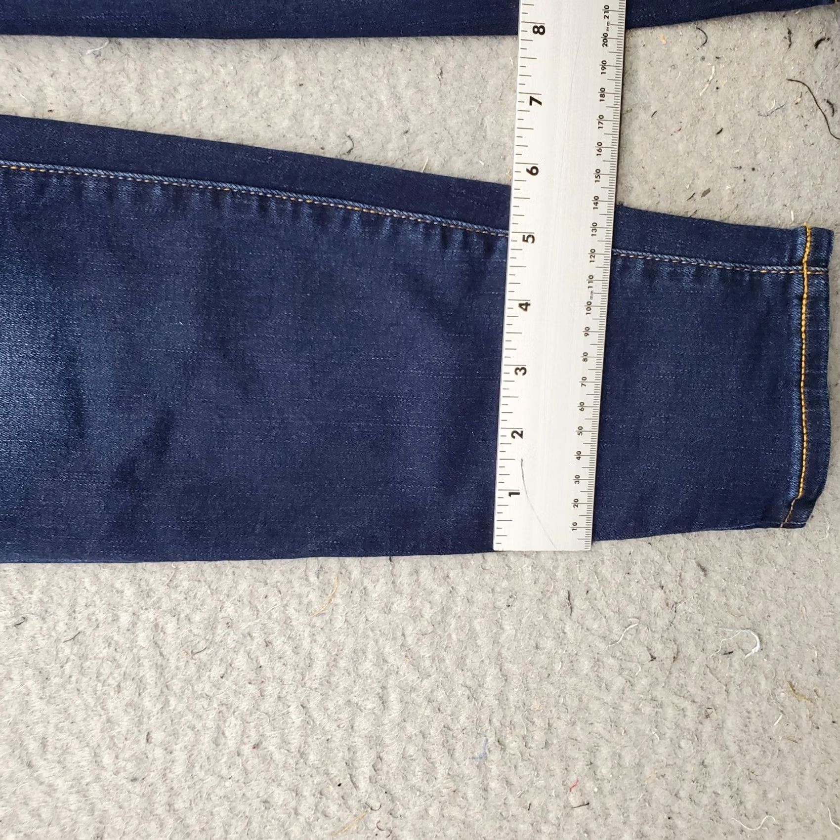 Talbots Talbots Womens Size 6 Jeans Blue Denim 5-Pocket Jegging Medium Wash Streetwear Pocket Zipper Button Stretch Regular 27.5 Inseam Size 28" / US 6 / IT 42 - 5 Thumbnail