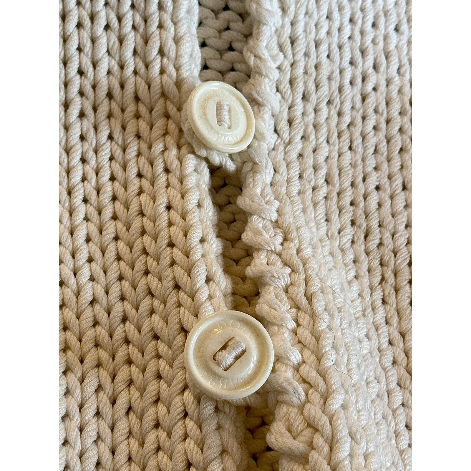 Dolce & Gabbana Dolce&Gabbana Men's White Cotton Shawl Cardigan Size US L / EU 52-54 / 3 - 5 Thumbnail