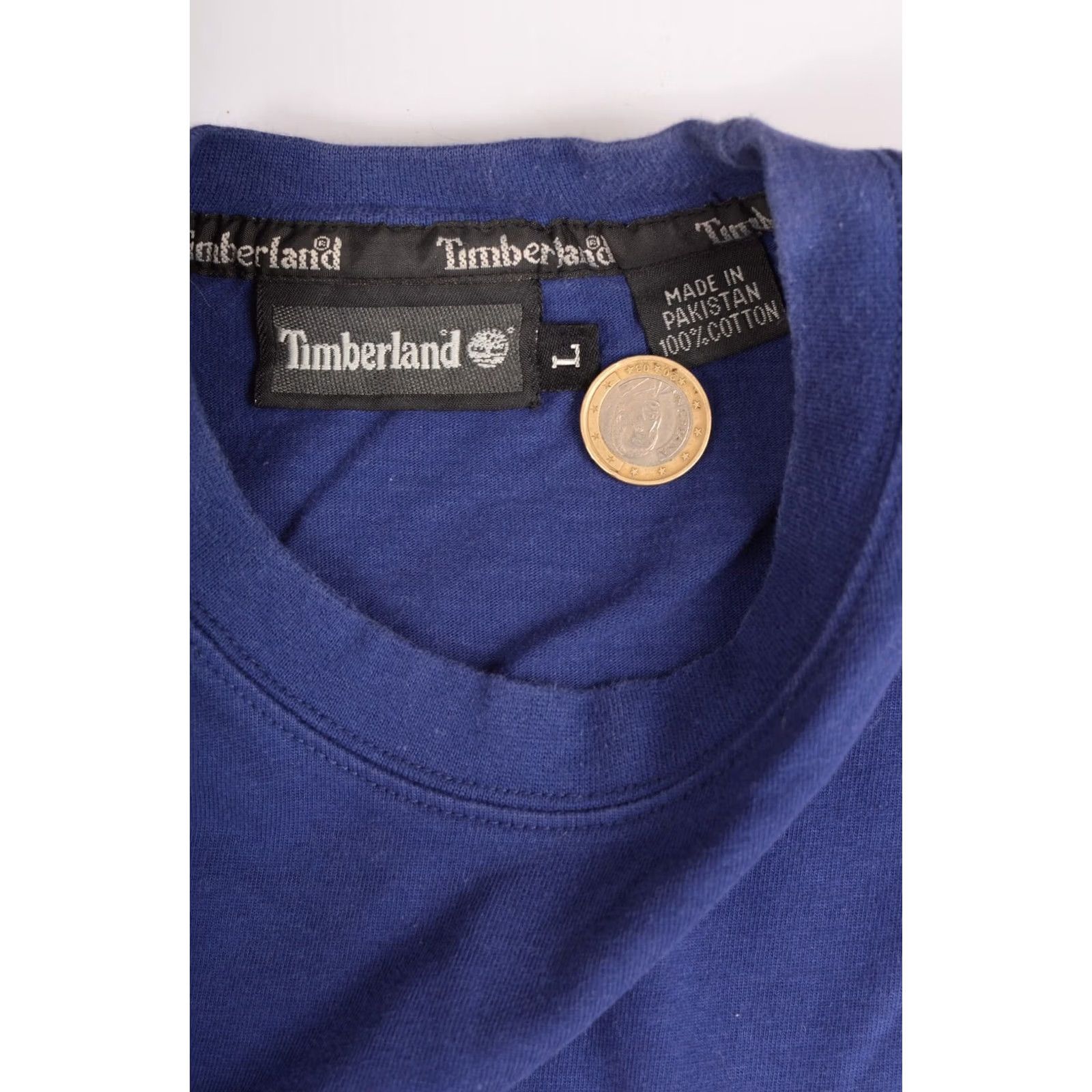 Timberland Timberland Sweatshirt Vintage 1998 Cotton Embroidered Logo Pullover Size L Men Blue Size US L / EU 52-54 / 3 - 4 Thumbnail