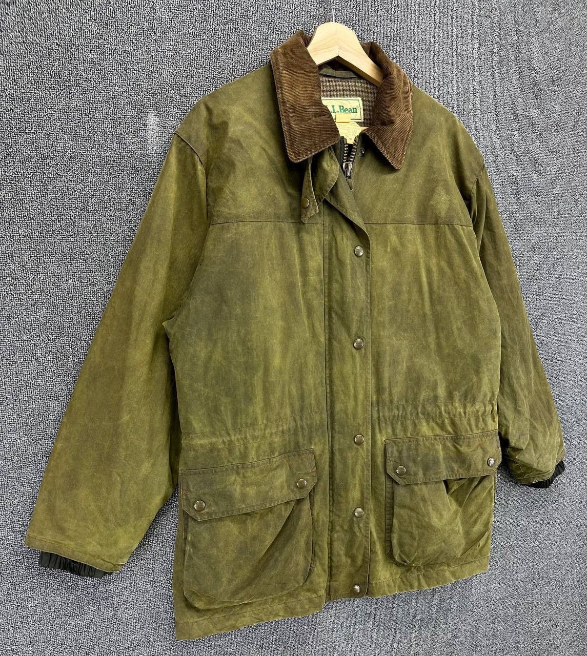 L.L. Bean Vintage L.L Bean Thinsulate Long Wax Jacket Size M / US 6-8 / IT 42-44 - 2 Thumbnail