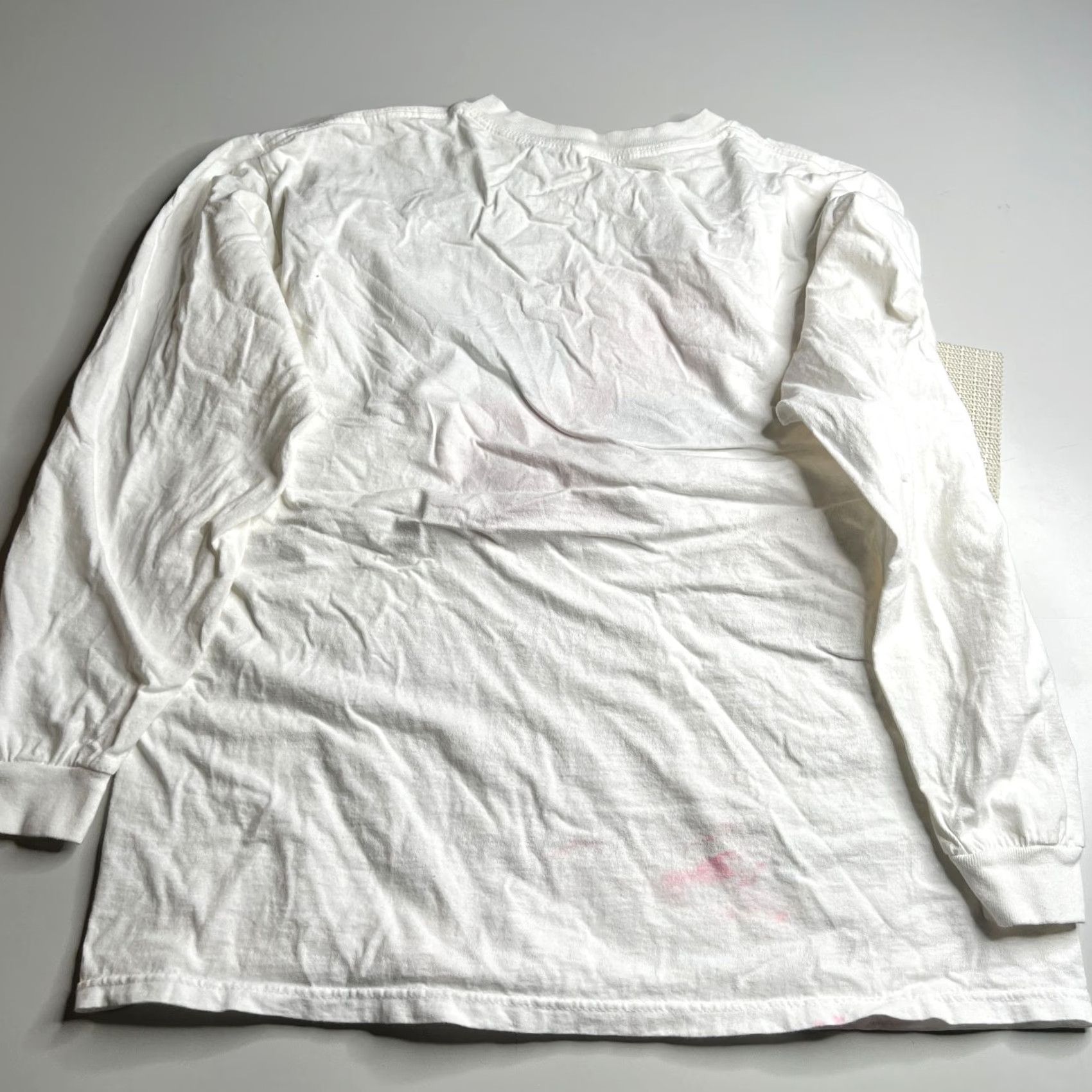 Delta VINTAGE Delta Pro Weight Gil Clark Memorial Run 2000 Long Sleeve T-Shirt Adult L White Cotton Mens Stained Size US L / EU 52-54 / 3 - 3 Thumbnail