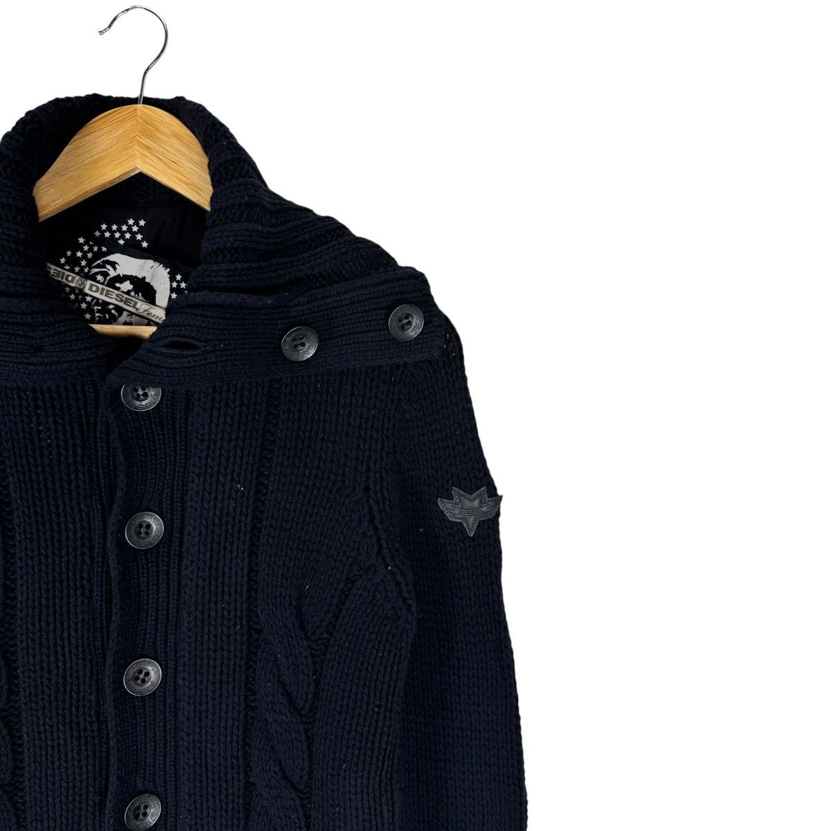Diesel 🔥DIESEL FEMALE KNITWEAR TURTLENECK JACKET Size XS / US 0-2 / IT 36-38 - 4 Thumbnail