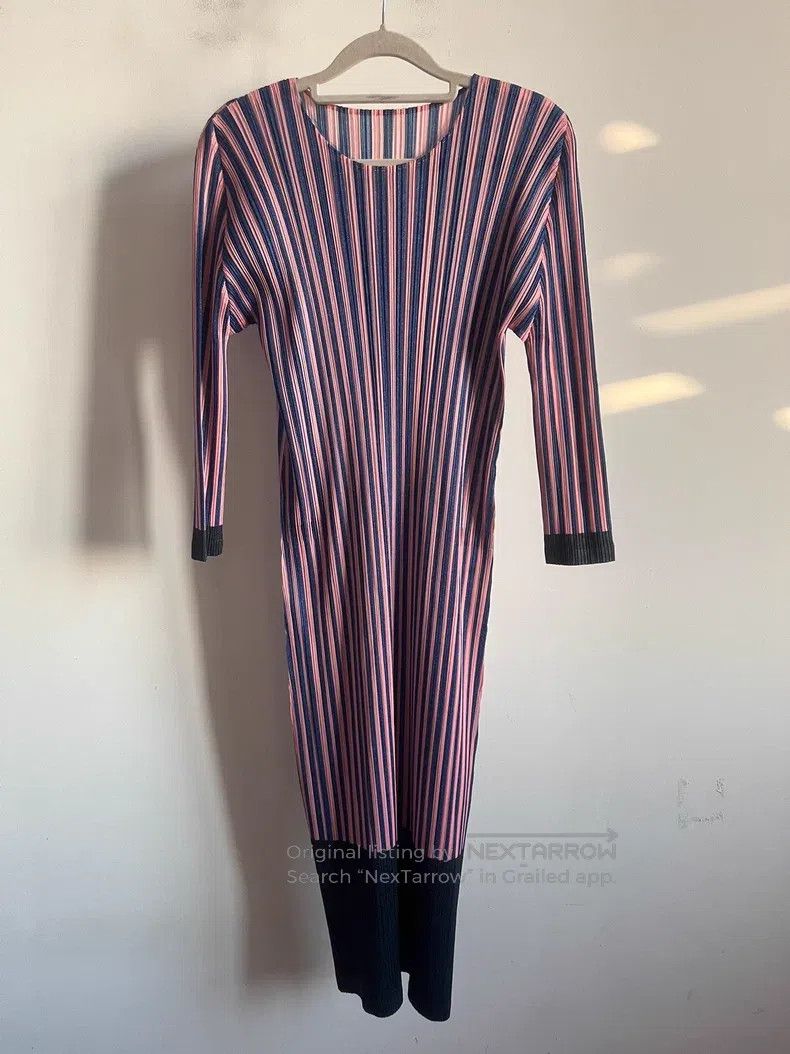 Issey Miyake Issey Miyake Pink Mini Dress Size XL / US 12-14 / IT 48-50 - 1 Thumbnail