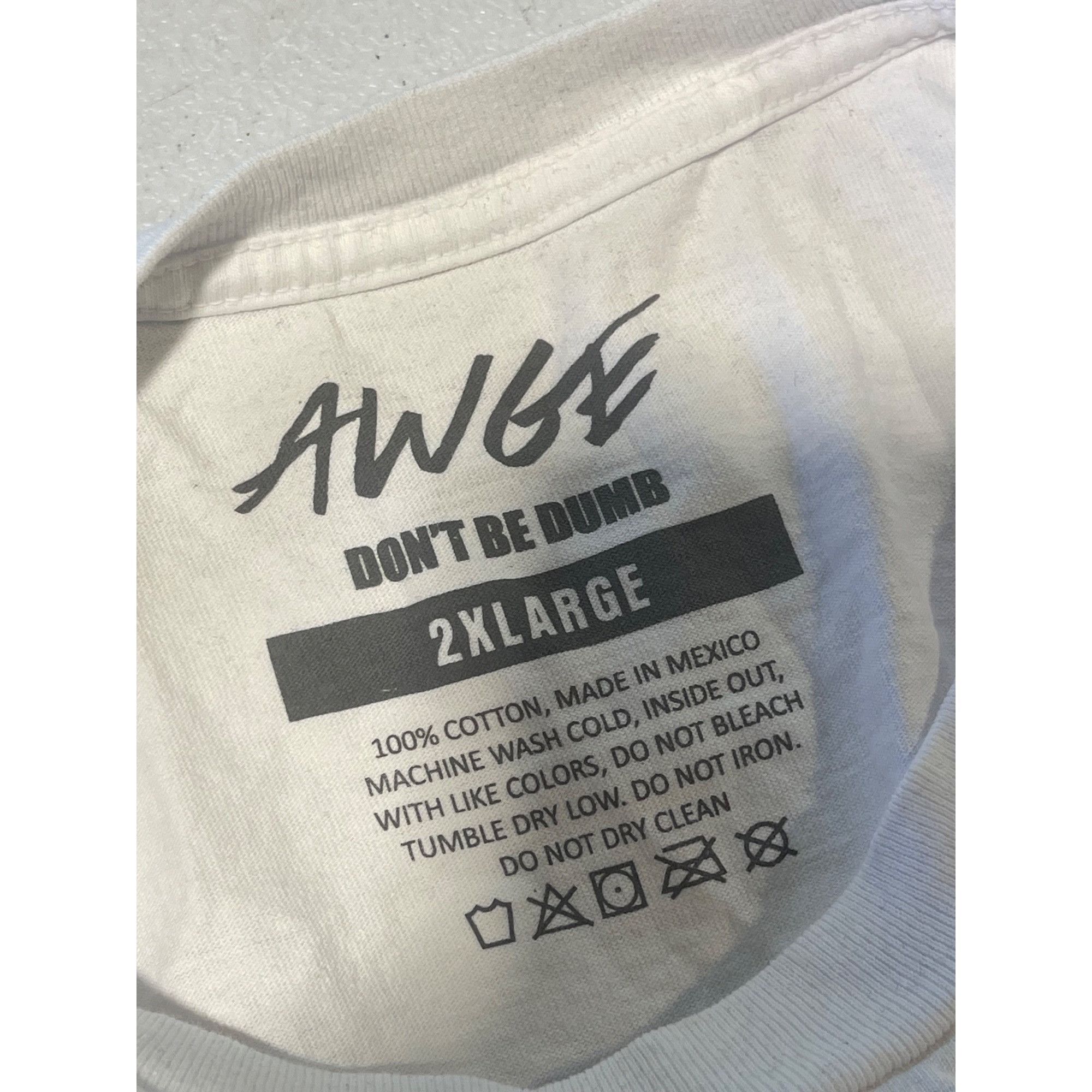 AWGE NEW A$AP ROCKY WHAT DOES AWGE MEAN TEE SZ 2XL Size US XXL / EU 58 / 5 - 5 Thumbnail