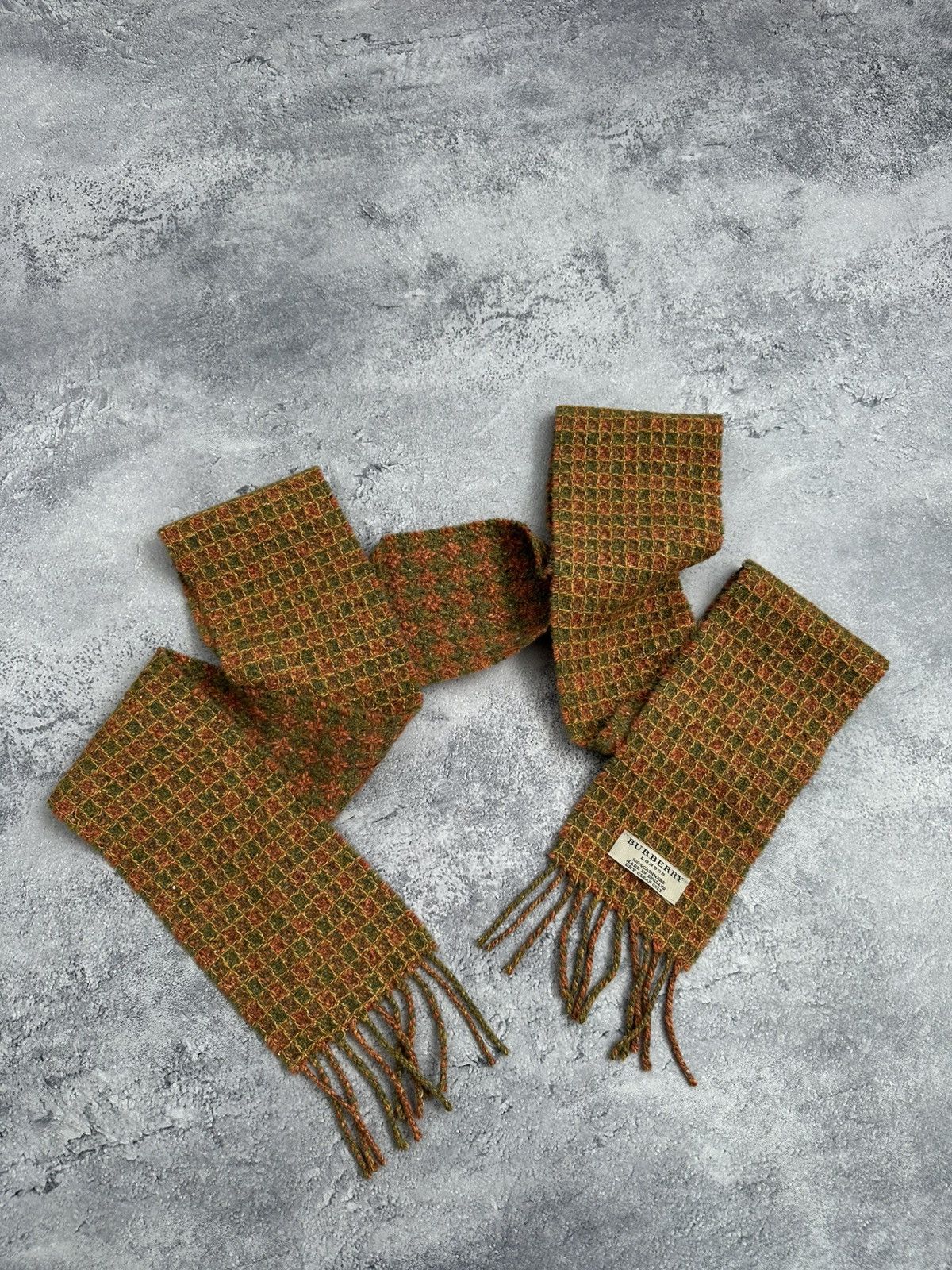 Burberry Burberry Cashmere Scarf Checkered Rare Neckwear Luxury Size ONE SIZE - 3 Thumbnail