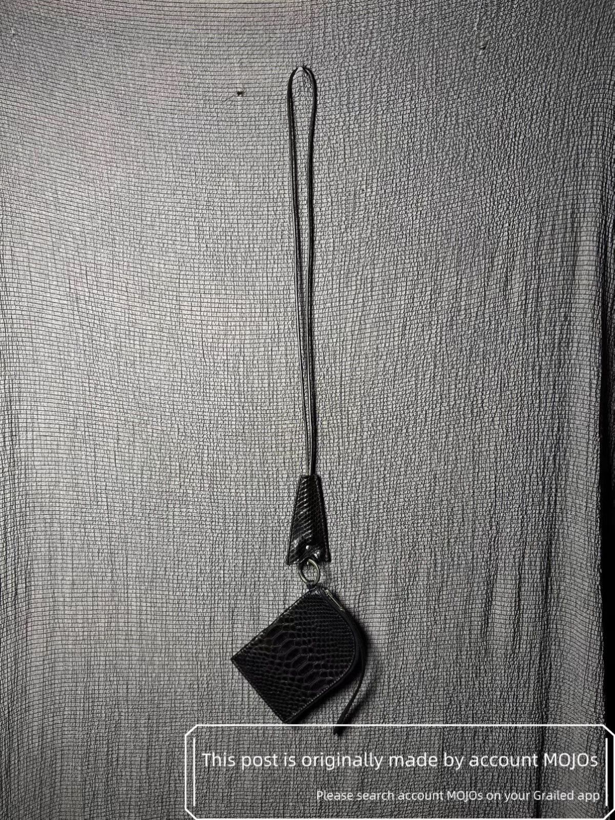 Rick Owens Rick Owens 13AW Snake Hide Necklace Wallet mojos0034 Size ONE SIZE - 4 Thumbnail
