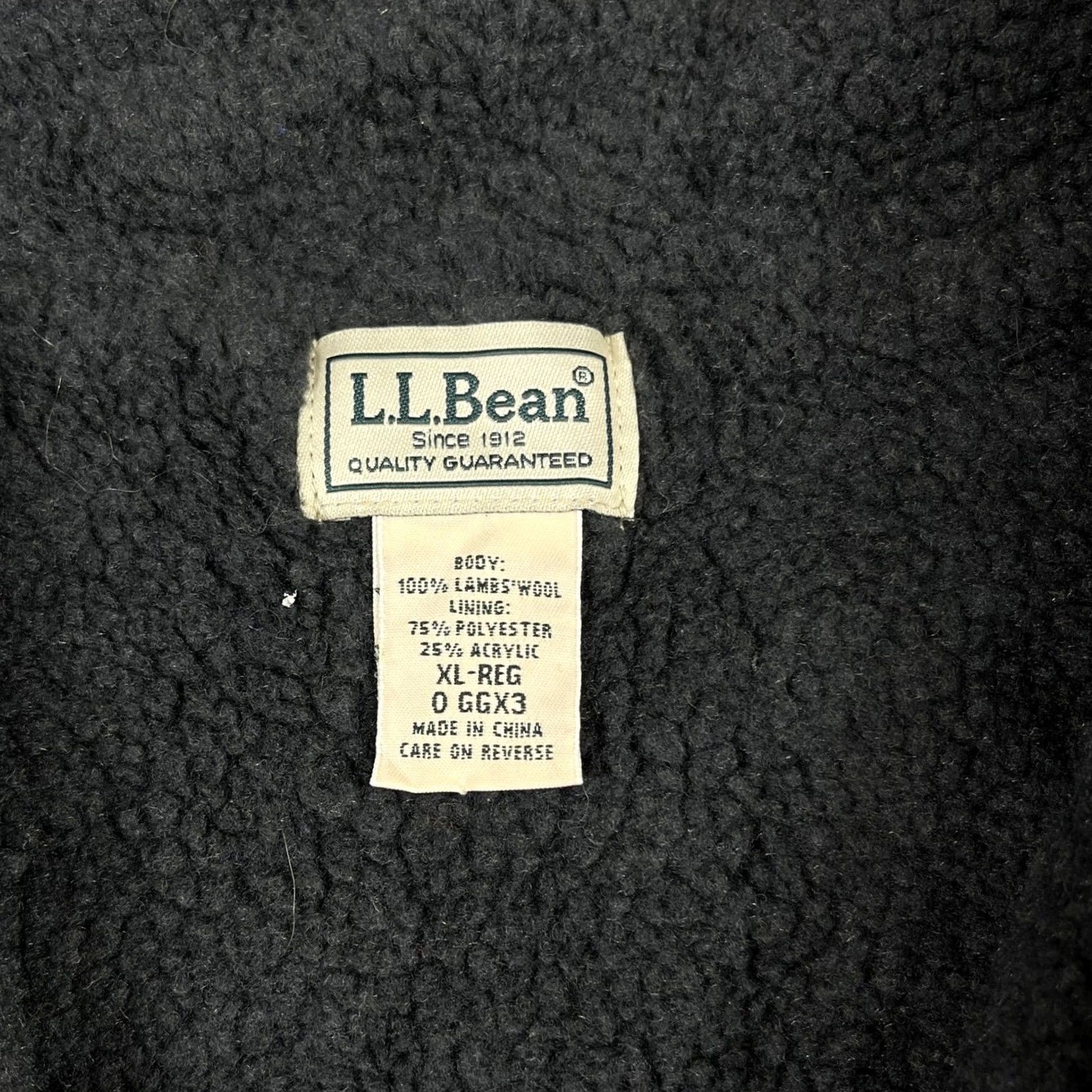 Vintage L.L.Bean Vest Mens Gray Wool Fleece Lined Full Zip Pockets Outdoor Casual Size US XL / EU 56 / 4 - 6 Thumbnail