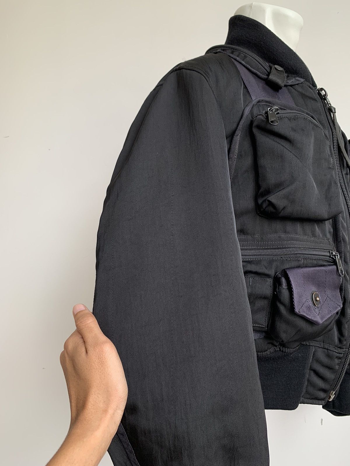 Issey Miyake AW1996 Issey Miyake Men Parachute Cargo Jacket Size US M / EU 48-50 / 2 - 6 Thumbnail