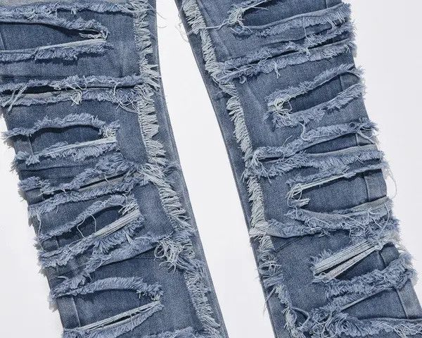 Vintage Fukuoka x Ema ripped fade flare damaged jeans Size US 30 / EU 46 - 5 Thumbnail