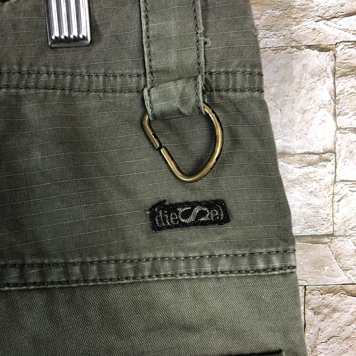 Diesel Diesel Green Cargo Multipocket Pants #A353 Size US 31 - 21 Thumbnail