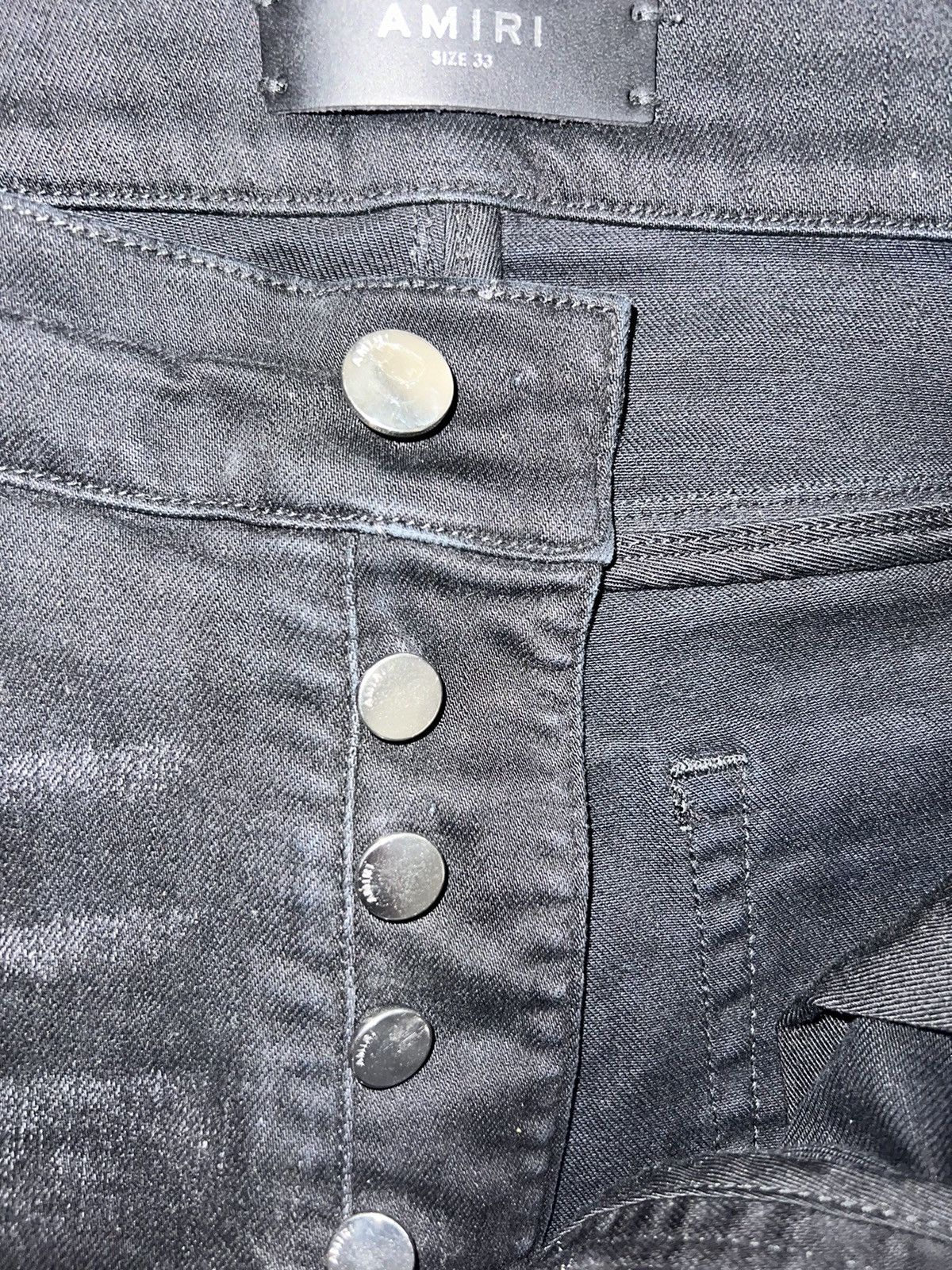 Amiri Amiri Paint Drip Denim Size US 33 - 5 Thumbnail