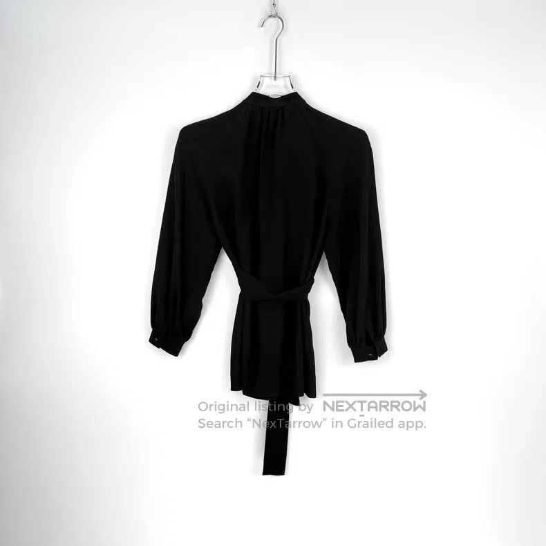 Prada Prada Black mulberry silk shirt Size XS / US 0-2 / IT 36-38 - 4 Thumbnail