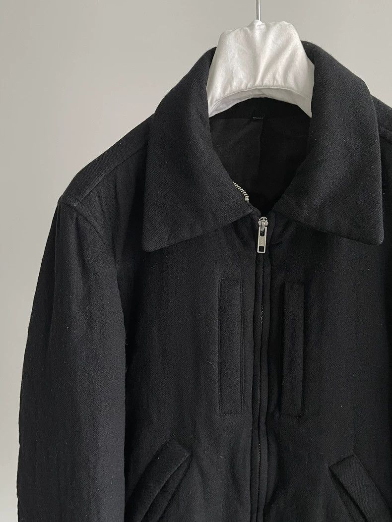 Ann Demeulemeester Ann Demeulemeester Wool lapel zip-up jacket Size US XXS / EU 40 - 5 Thumbnail
