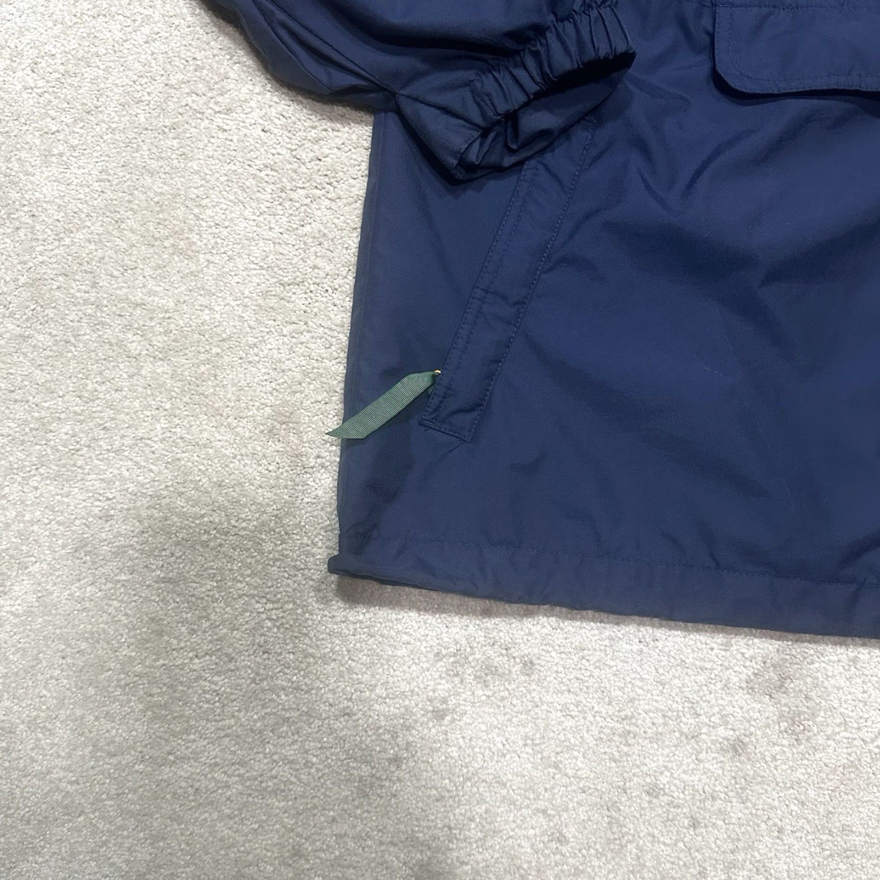 Gap VINTAGE Gap Anorak Hooded Jacket Men’s XL Navy Blue 90s Taiwan Regular Mid-Length Nylon Zip Hoodie Size US XL / EU 56 / 4 - 3 Thumbnail