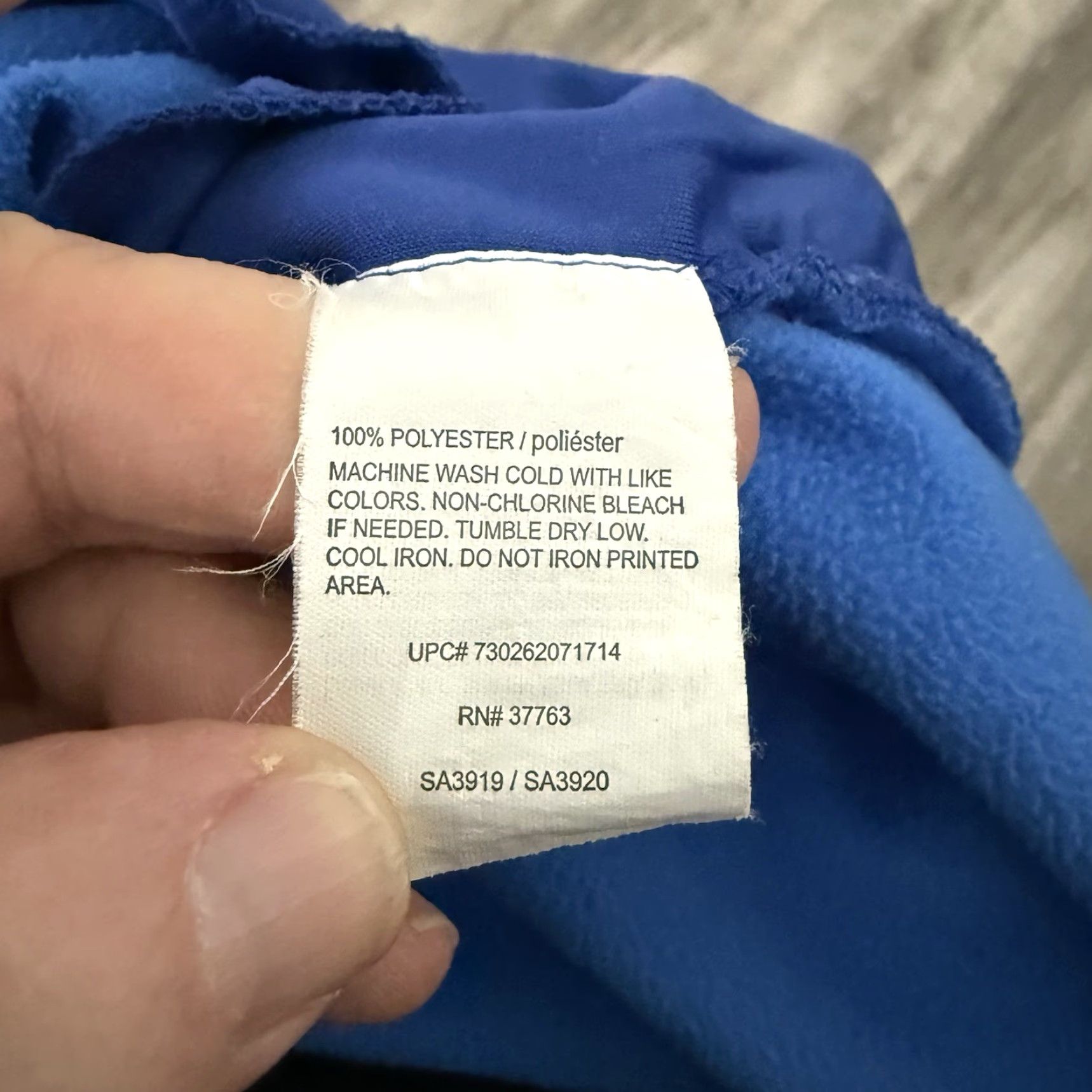 Callaway Callaway Pullover Sweatshirt Mens Large Blue 1/4 Zip Fleece Lined Golf Pocket Mock Neck Size US L / EU 52-54 / 3 - 4 Thumbnail