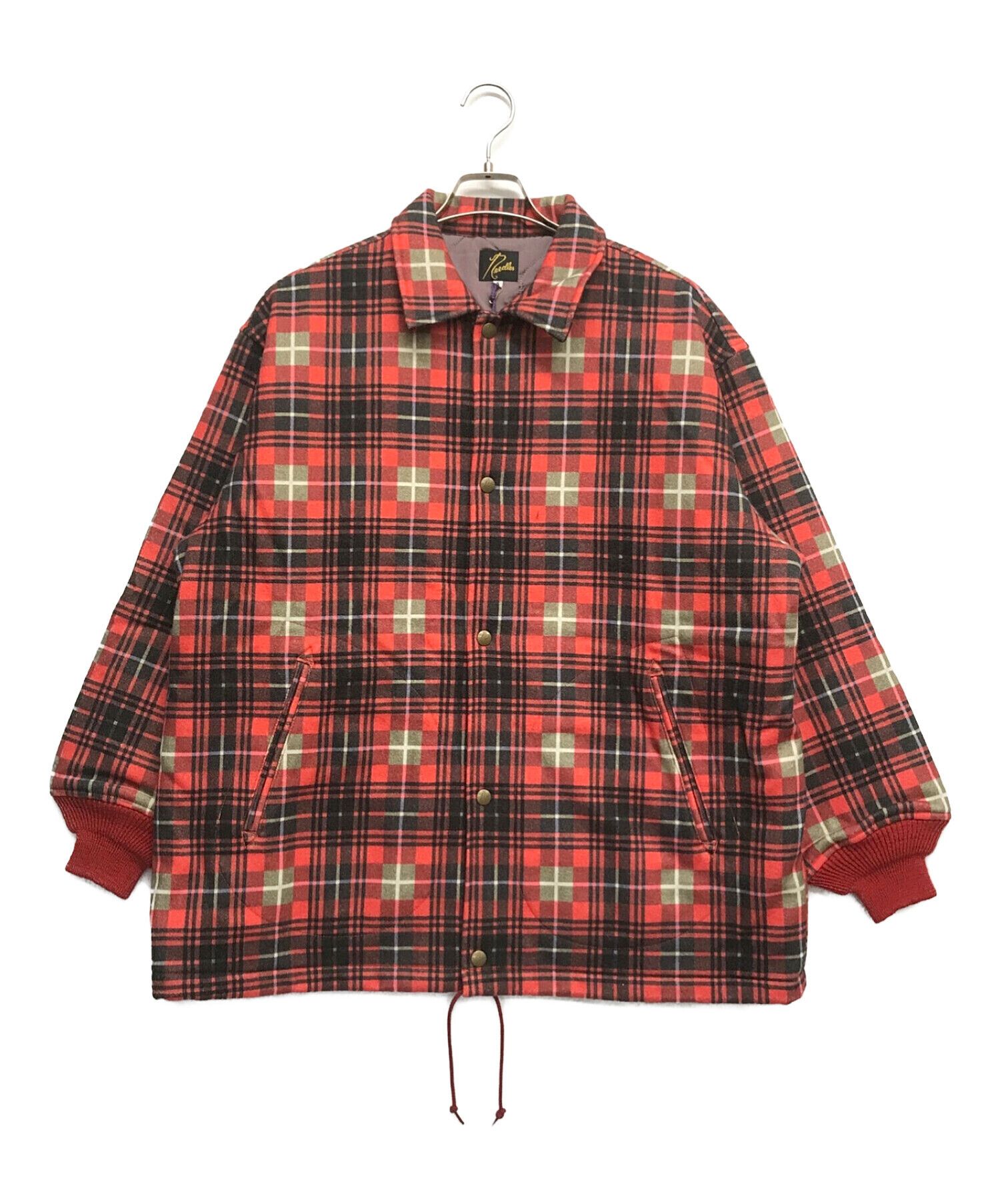 Needles Neeldes Shadow Plaid Oversized Coach Jacket Size US S / EU 44-46 / 1 - 1 Thumbnail