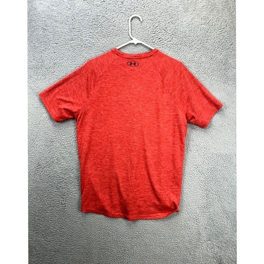 Under Armour Under Armour Shirt Mens Large Red The Tech Tee HeatGear Athletic Raglan Sleeve Size US L / EU 52-54 / 3 - 3 Thumbnail
