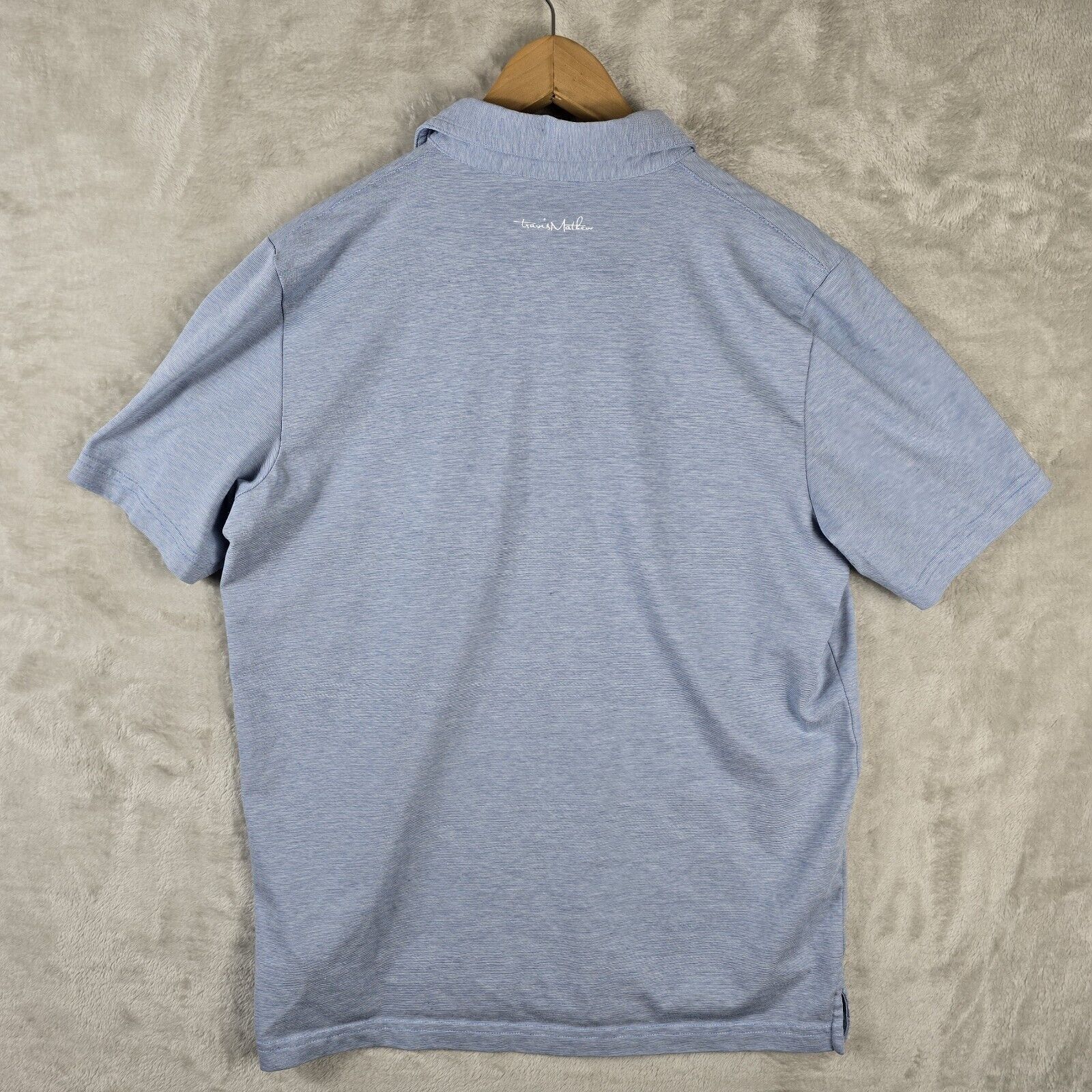 TravisMathew Travis Mathew Zinna Polo Golf Shirt Mens Size L Blue Size US L / EU 52-54 / 3 - 8 Thumbnail