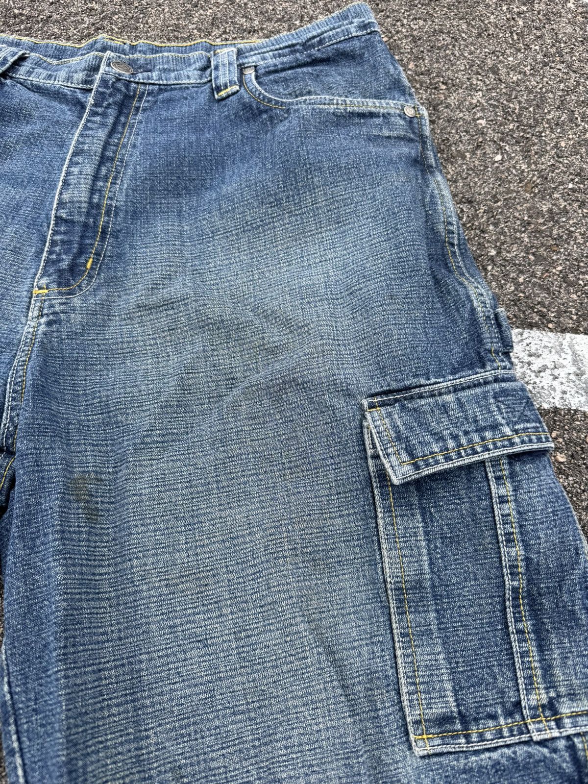 Southpole × Vintage Vintage Steven St. Marq Baggy Shorts Y2K Size US 38 / EU 54 - 5 Thumbnail