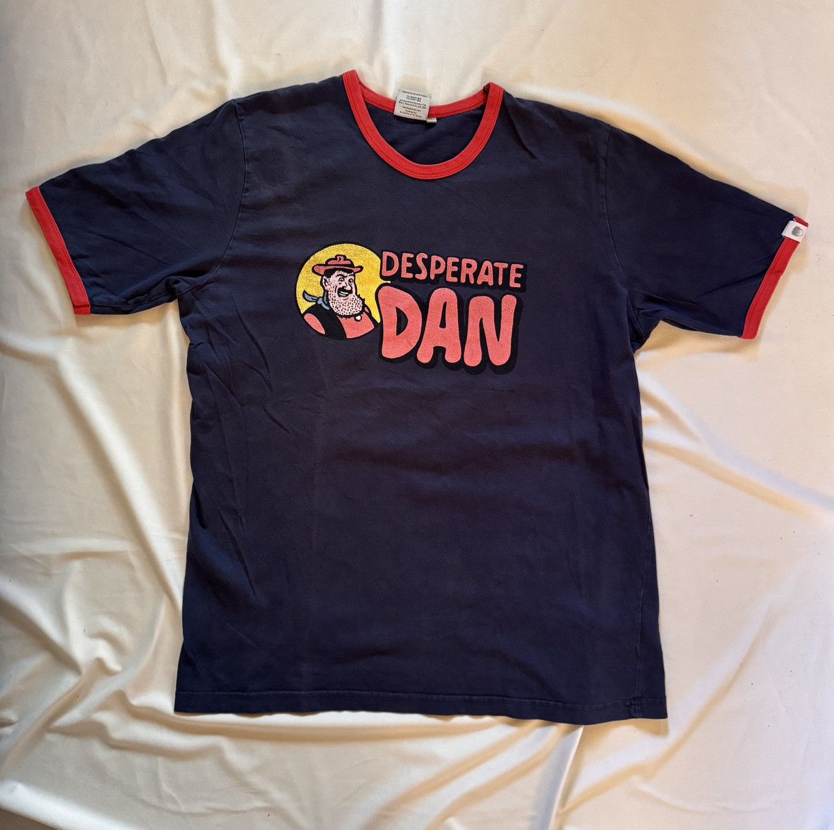 Vintage Desperate Dan Comic Vintage Tee T-shirt The Dandy Beano Size US XL / EU 56 / 4 - 1 Thumbnail