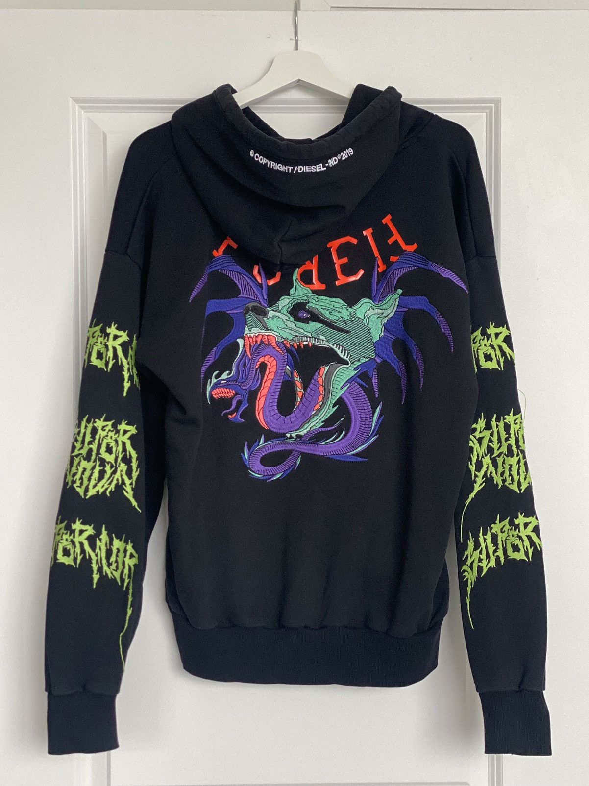 Diesel DIESEL HOODIE Size US M / EU 48-50 / 2 - 2 Thumbnail