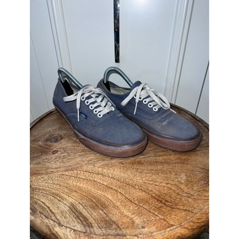 Vans Vans Men's Blue Denim Low Skater Sneakers Size 10 Casual Size US 10 / EU 43 - 1 Thumbnail