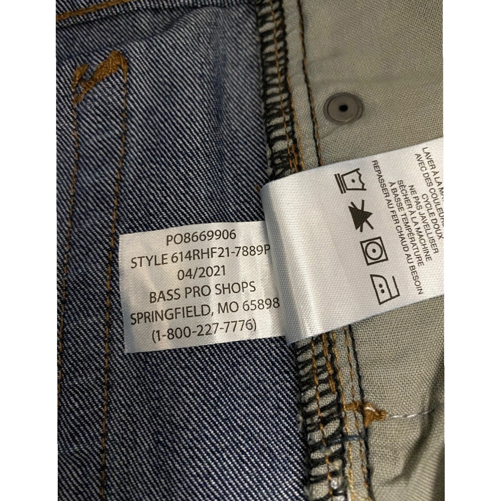 Vintage VINTAGE Red Head Jeans Men 34x30 Blue Straight Whiskers 614RHF21 Size US 34 / EU 50 - 4 Thumbnail
