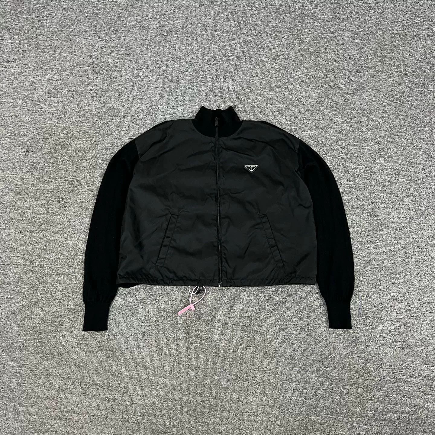 Prada PRADA Metal Triangle Knit Nylon Jacket Size US M / EU 48-50 / 2 - 1 Thumbnail