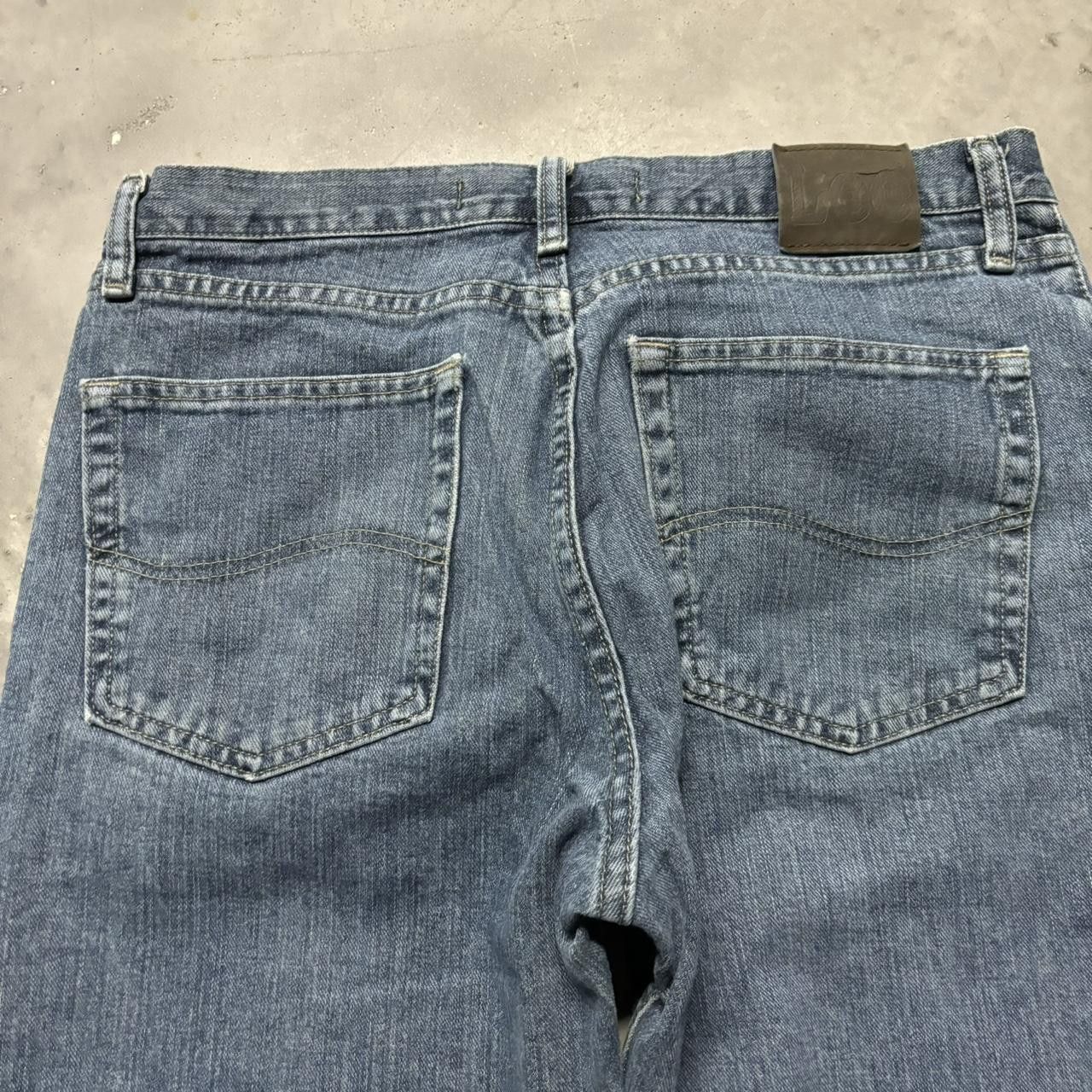 Japanese Brand × Vintage Crazy Vintage Y2K/2000s Grunge Dark Wash Denim Jeans! Size US 31 - 7 Thumbnail