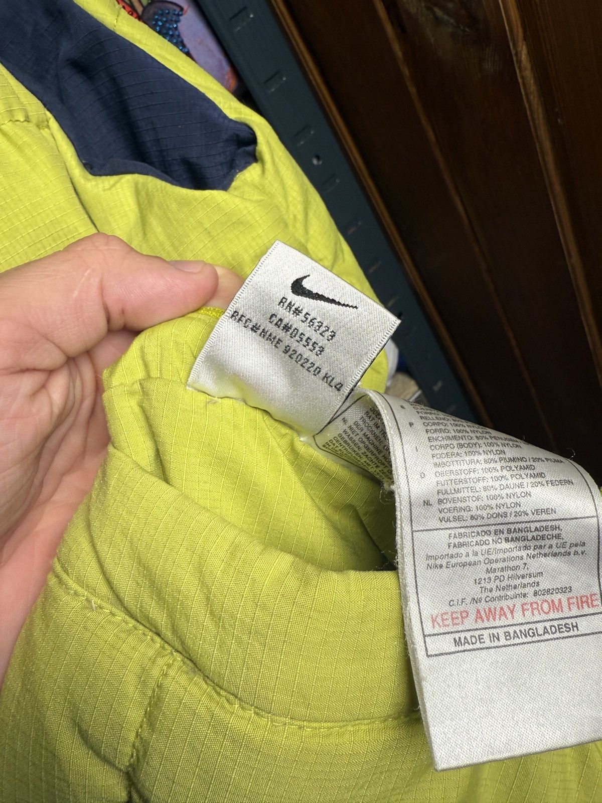 Nike × Nike ACG × Vintage Vintage Nike reversible puffer vest spell out big logo rare Size US XL / EU 56 / 4 - 11 Thumbnail