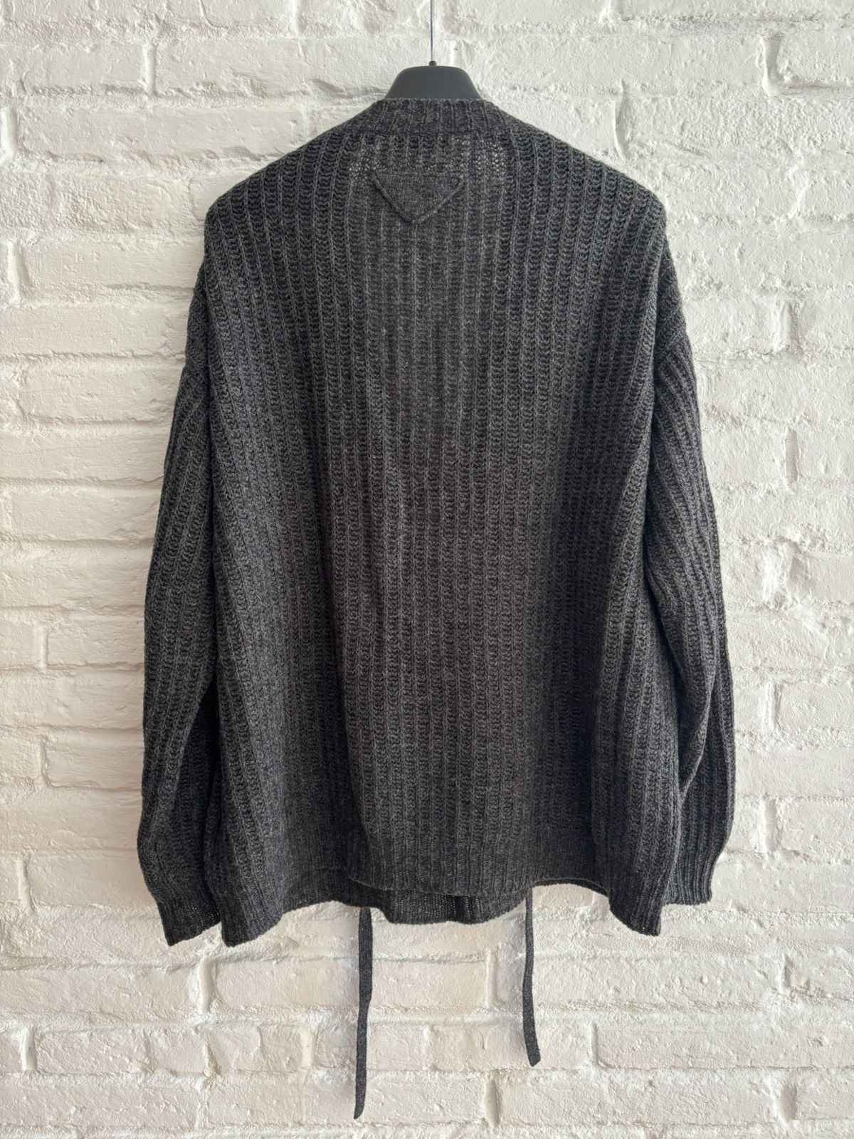 Prada Prada SS21 runway lacing detail sweater Size US L / EU 52-54 / 3 - 8 Thumbnail