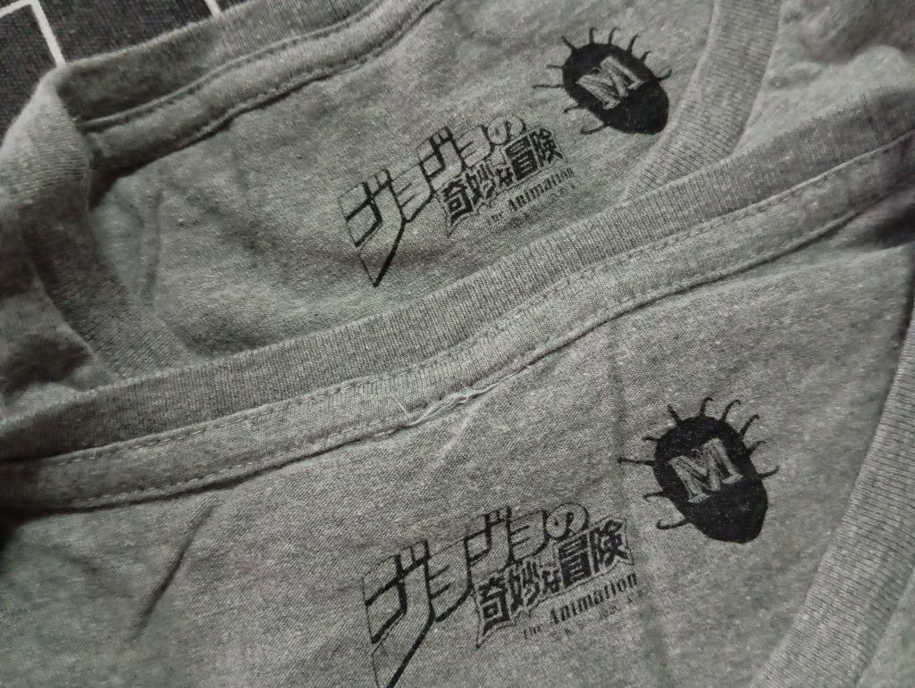 Japanese Brand 2pcs Jojo Bizarre Adventure Dio vs Jonathan 💥 Anime Tshirts Size US M / EU 48-50 / 2 - 6 Thumbnail