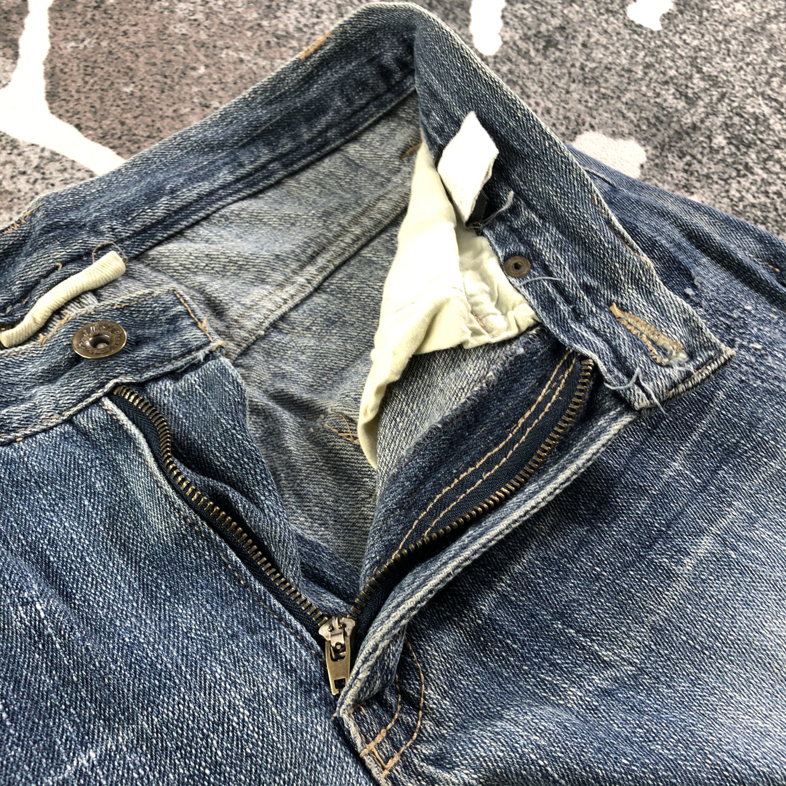Japanese Brand Vintage Japanese Jeans Patchwork Distressed Denim KJ1809 Size US 29 - 7 Thumbnail