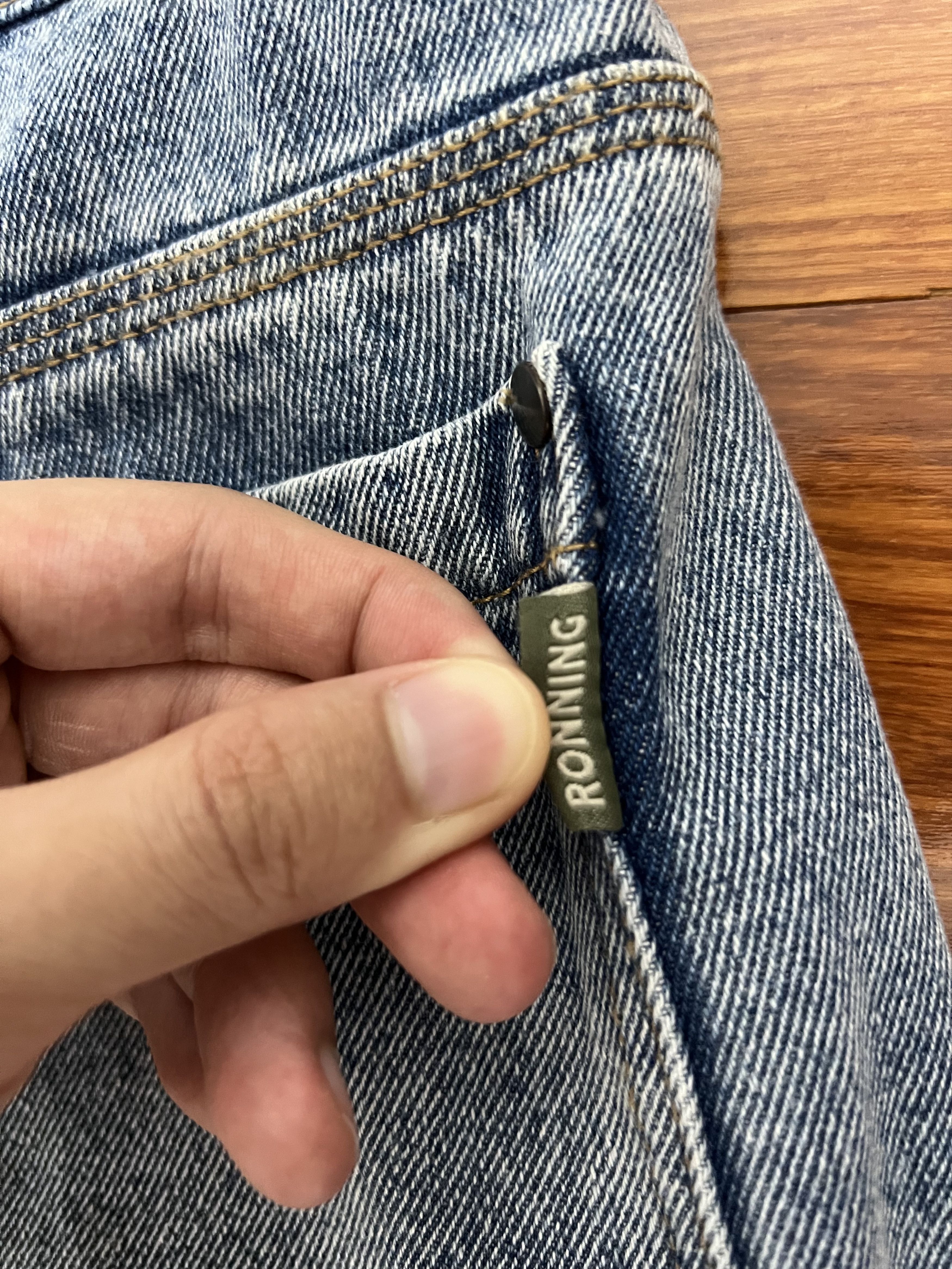 Ronning 💚 Ronning Carpenter Jeans Blue Denim NEW Size US 34 / EU 50 - 14 Thumbnail