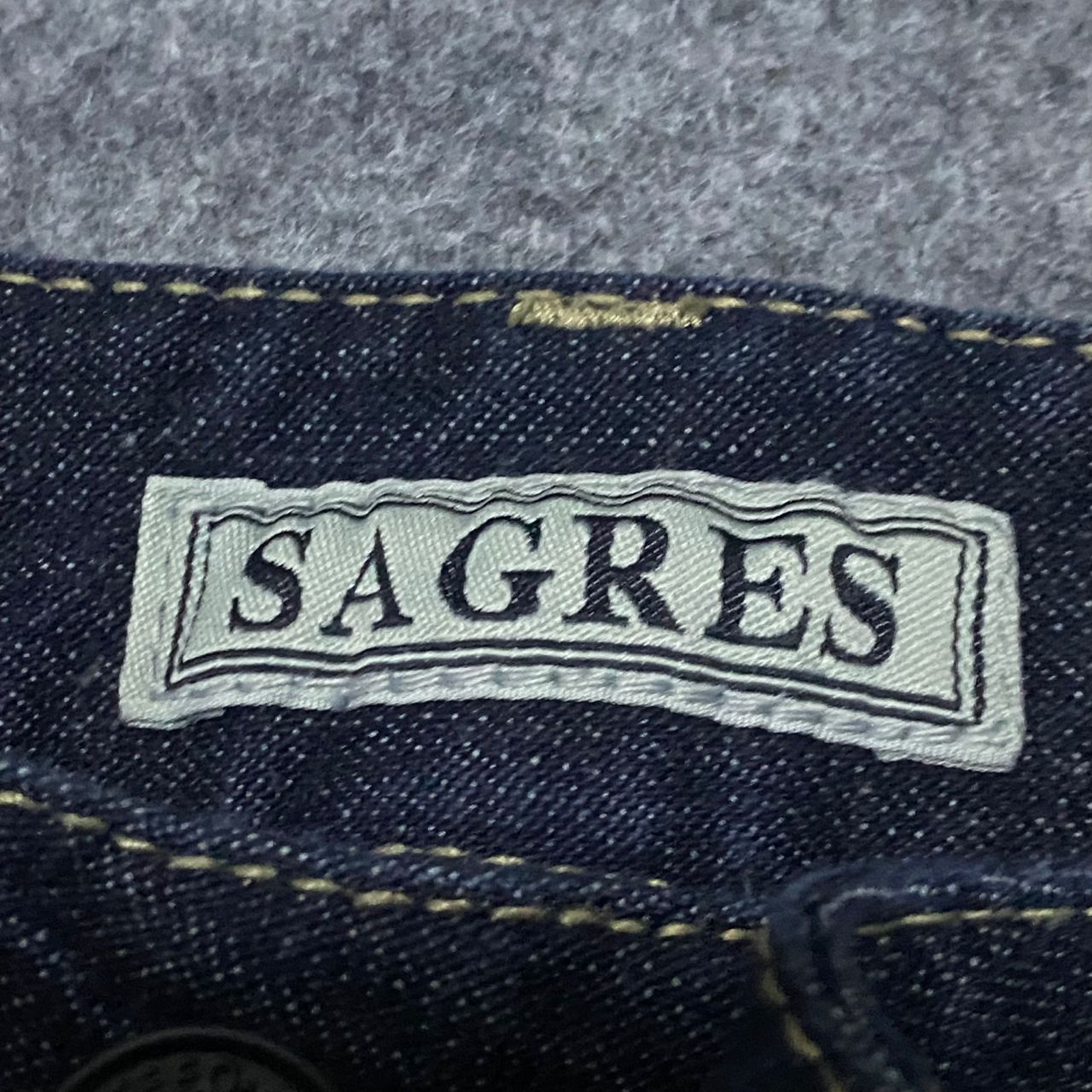If Six Was Nine 💥Flare💥Sagress Distressed Denim Jeans Size US 31 - 14 Thumbnail