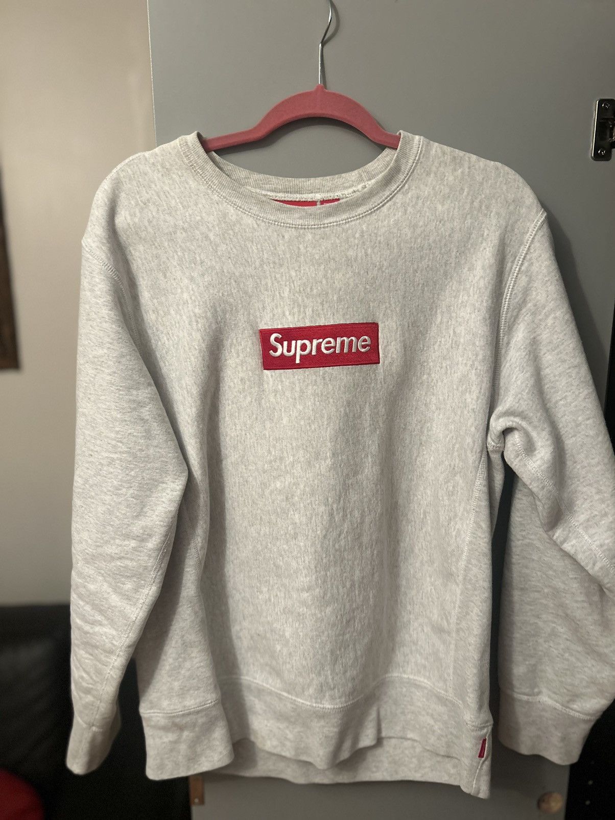 Supreme SUPREME FW16 BOX LOGO CREWNECK Size US M / EU 48-50 / 2 - 1 Thumbnail