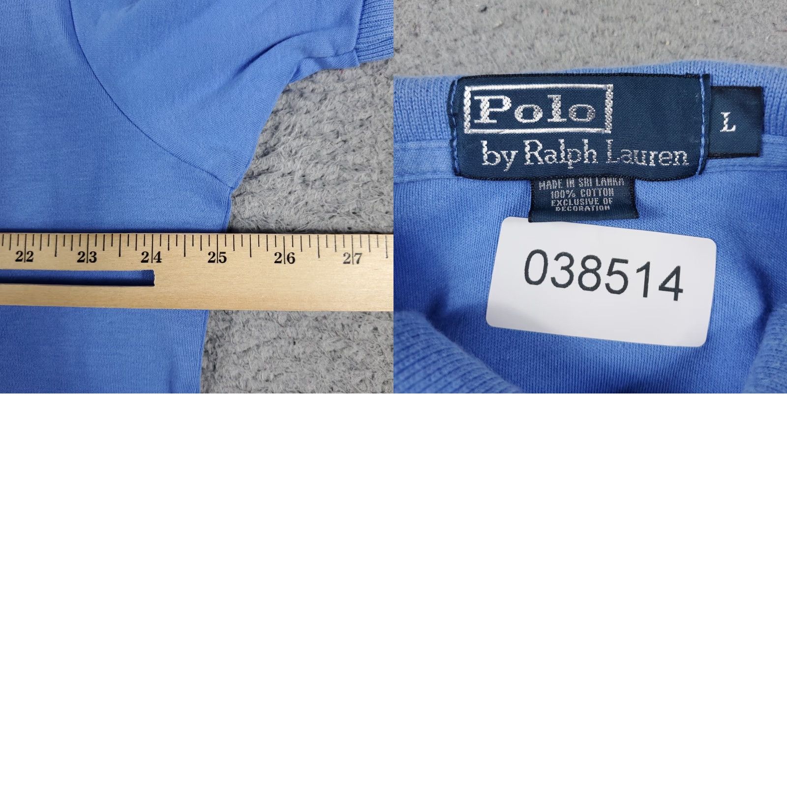 Ralph Lauren Ralph Lauren Polo Shirt Mens Large Blue Casual Short Sleeve Activewear Size US L / EU 52-54 / 3 - 8 Thumbnail