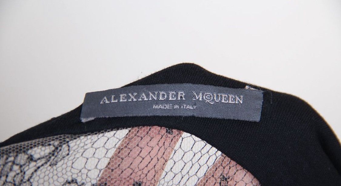 Alexander McQueen Alexander McQueen 2005 Hitchcock Runway Lace Back Maxi Dress Size M / US 6-8 / IT 42-44 - 5 Thumbnail
