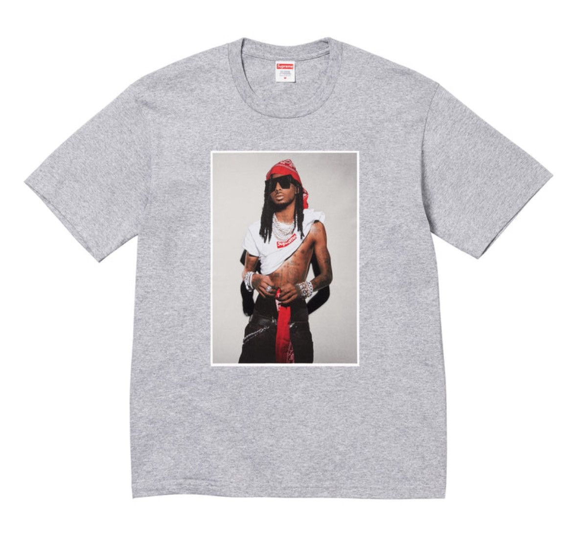 Supreme Supreme Playboi Carti Tee Grey XL Size US XL / EU 56 / 4 - 2 Thumbnail